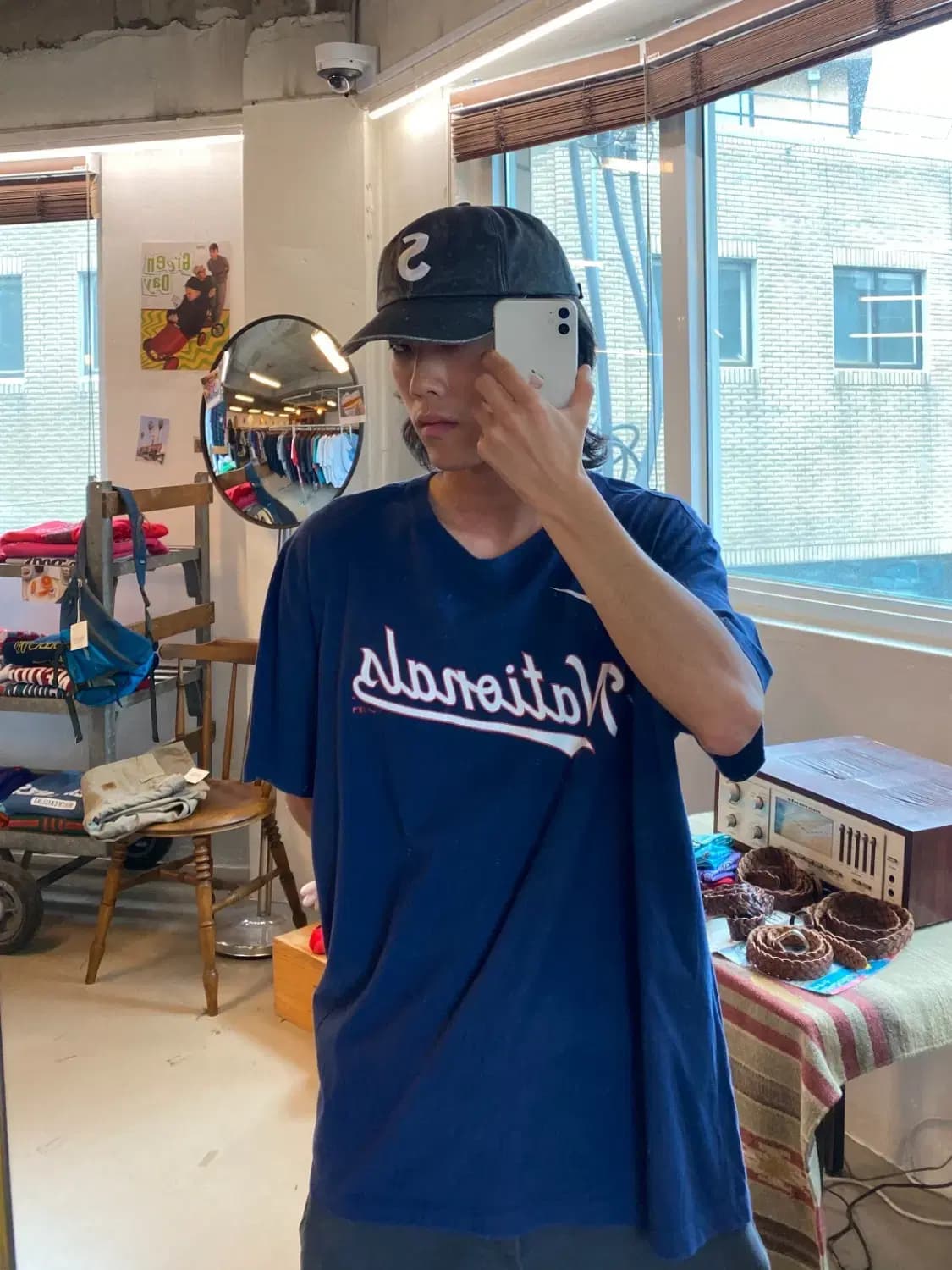 나이키 1/2 프린팅 티셔츠 (Man 2XL) B2006 상품이미지1