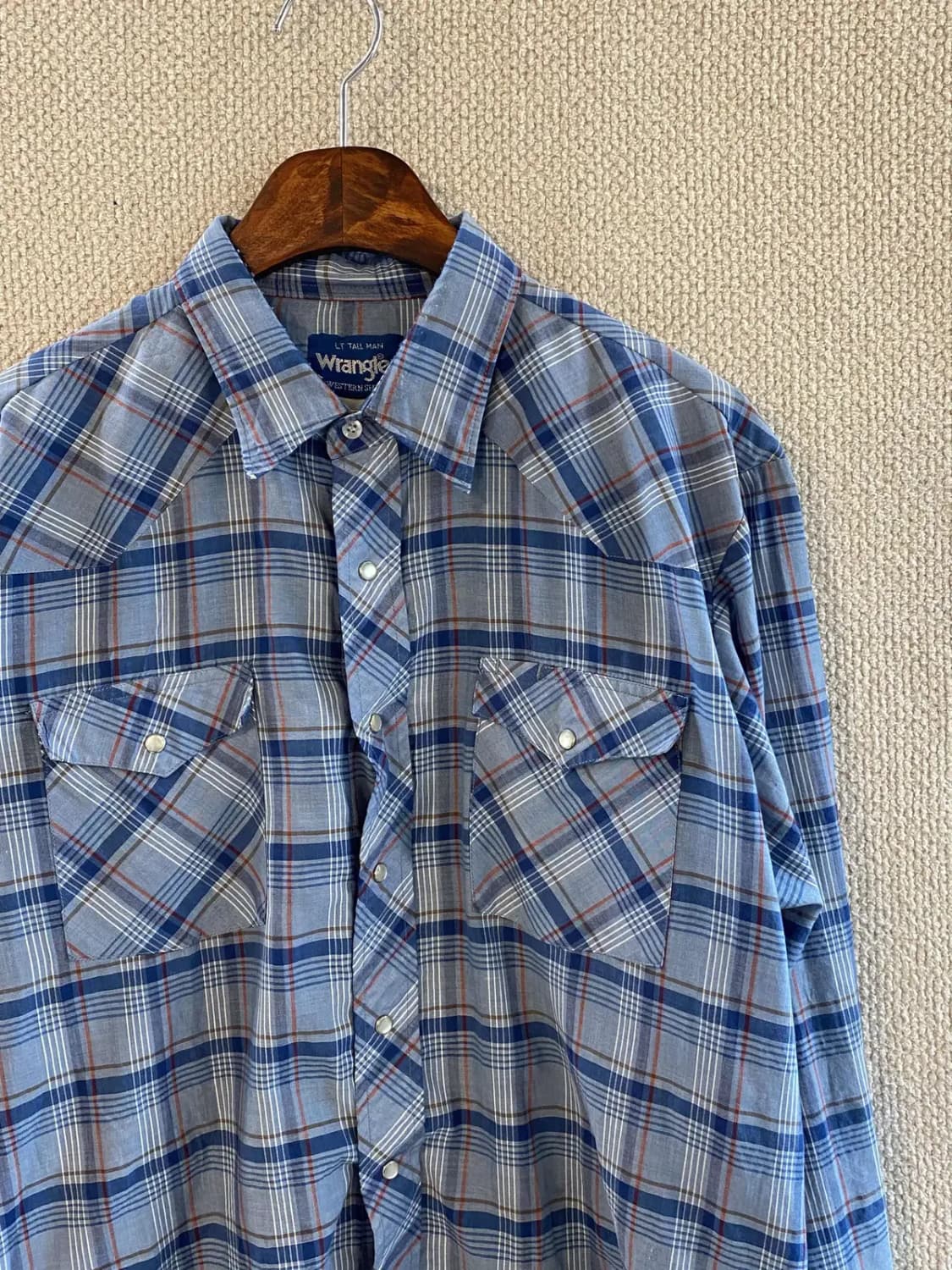 렝글러 웨스턴 체크셔츠 (Man XL) B2005 상품이미지3