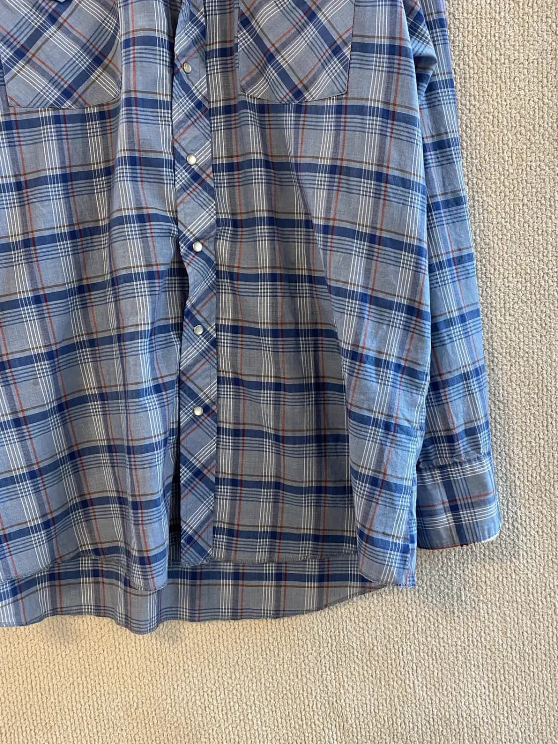 렝글러 웨스턴 체크셔츠 (Man XL) B2005 상품이미지4