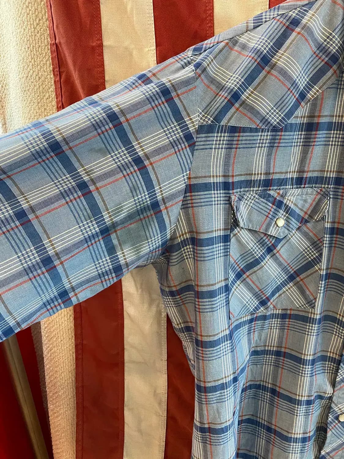 렝글러 웨스턴 체크셔츠 (Man XL) B2005 상품이미지6