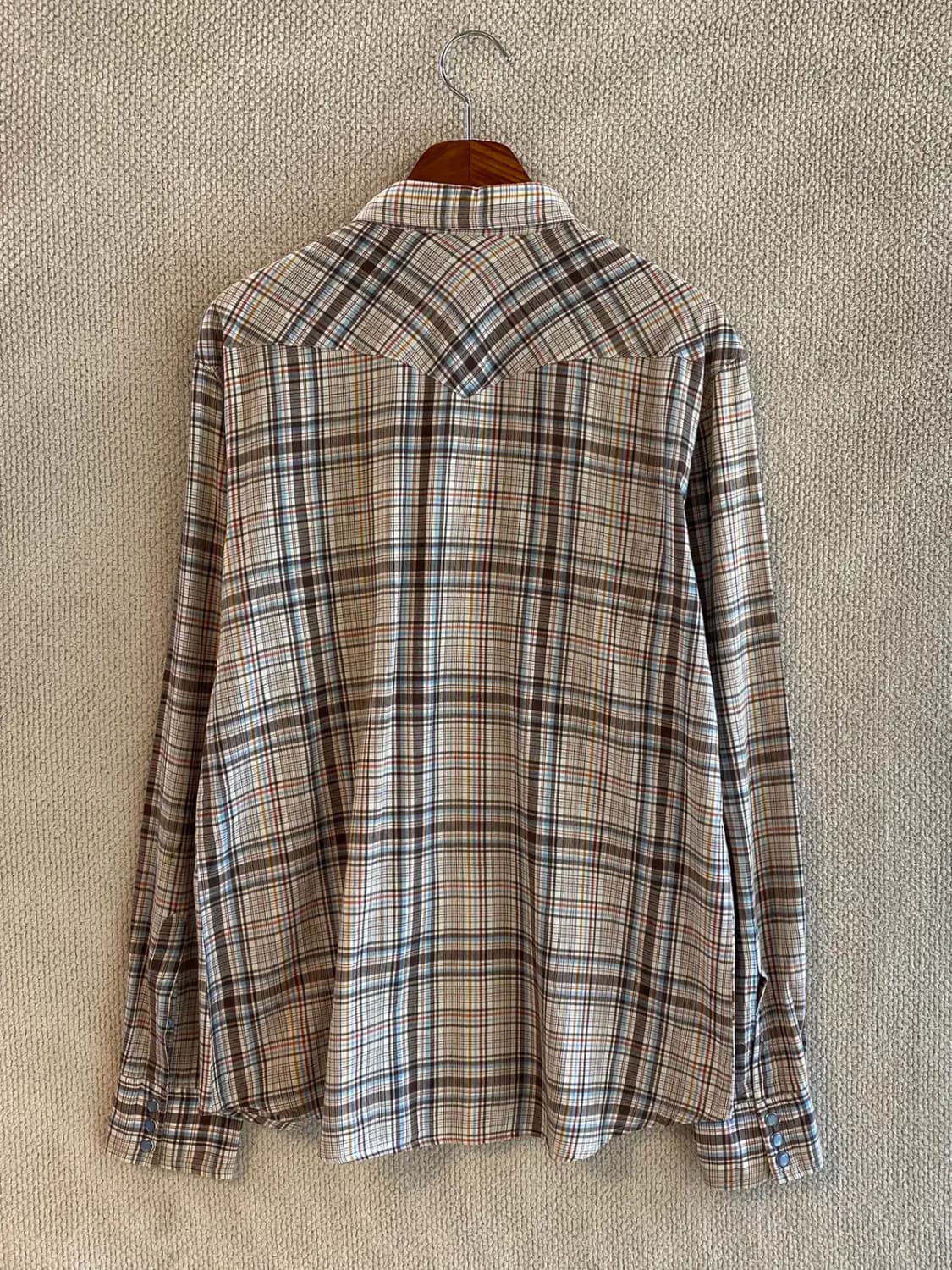 빈티지 체크 셔츠 (Man L) B2018 상품이미지5