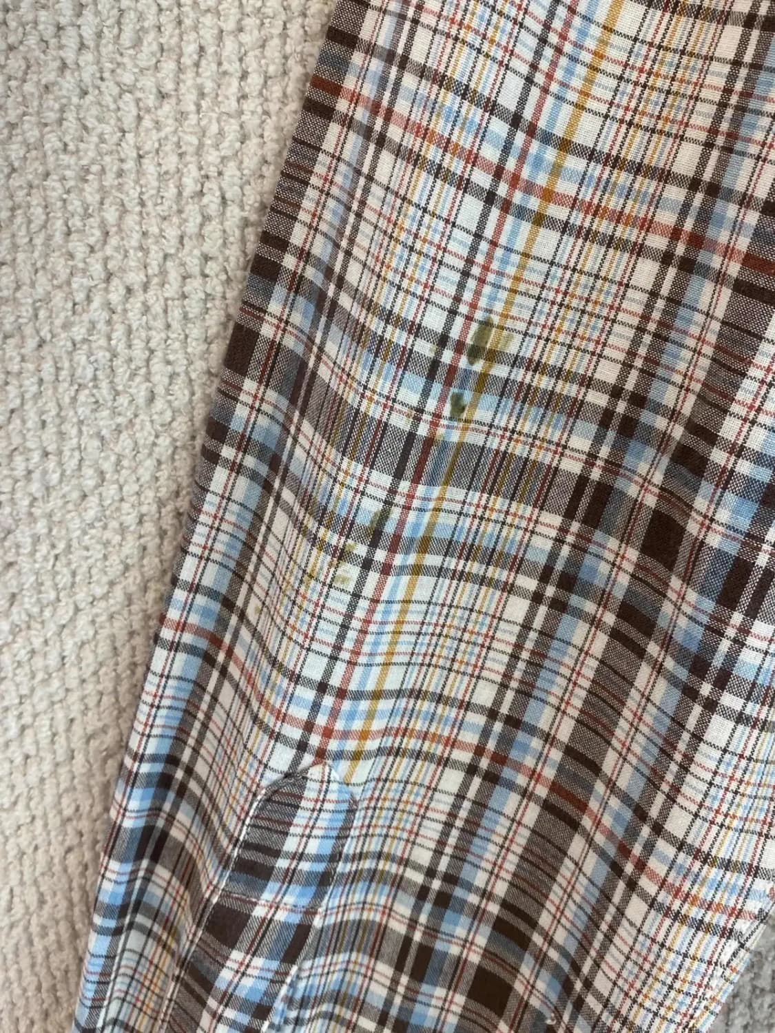 빈티지 체크 셔츠 (Man L) B2018 상품이미지6