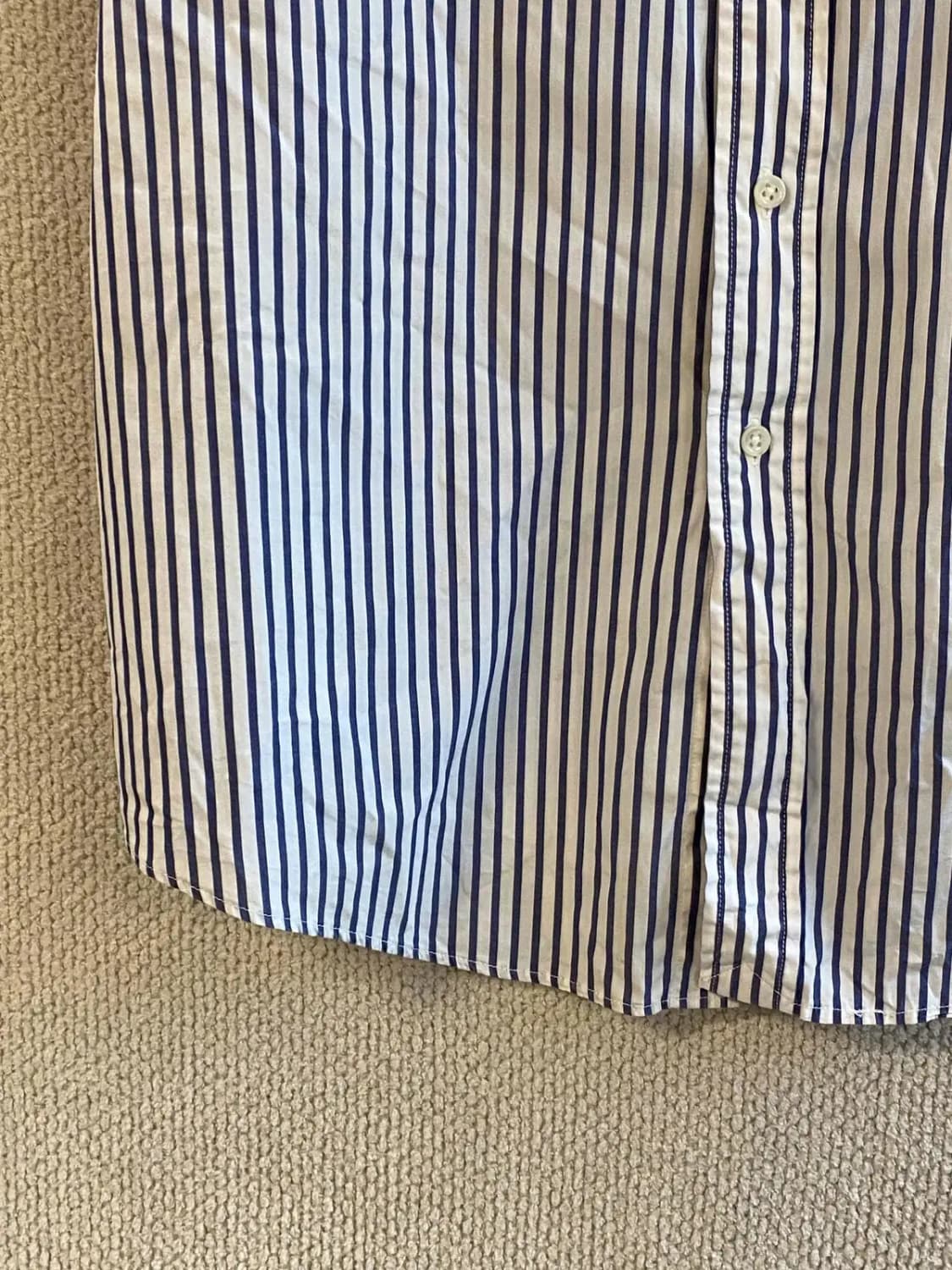 폴로 랄프로렌 1/2 스트라이프 셔츠 (Man XL) B2013 상품이미지5