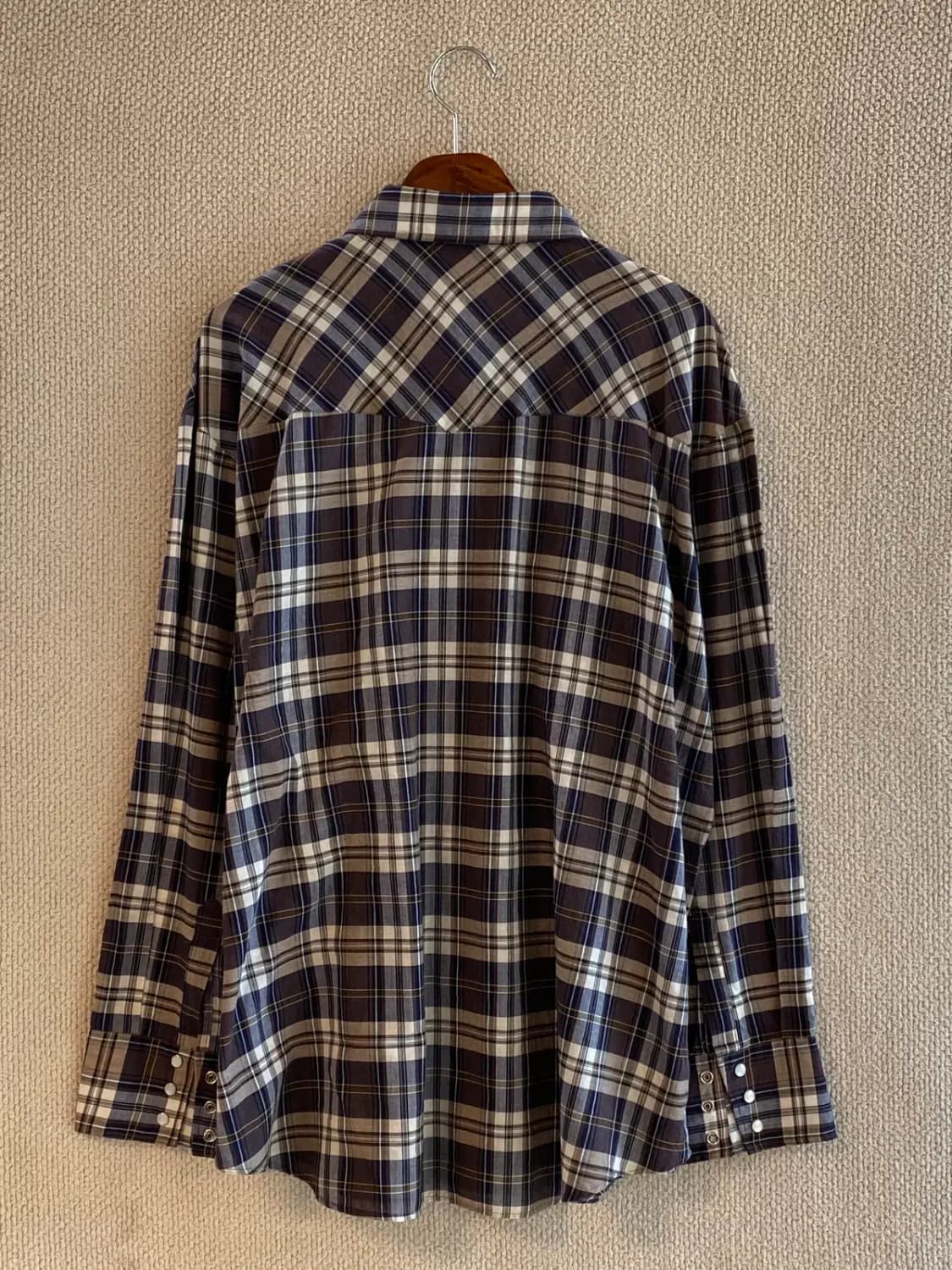 빈티지 체크 셔츠 (Man 2XL) B2009 상품이미지5