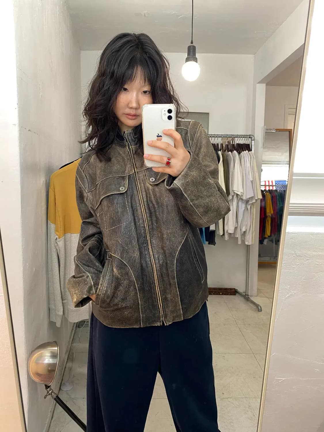 빈티지 가죽 자켓 (Man M) 13755 상품이미지2