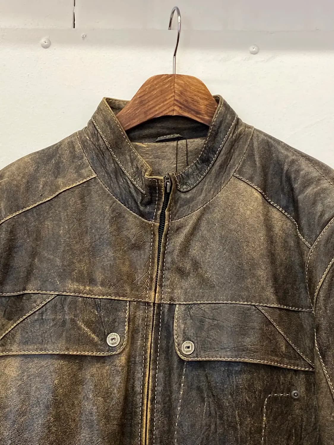 빈티지 가죽 자켓 (Man M) 13755 상품이미지5