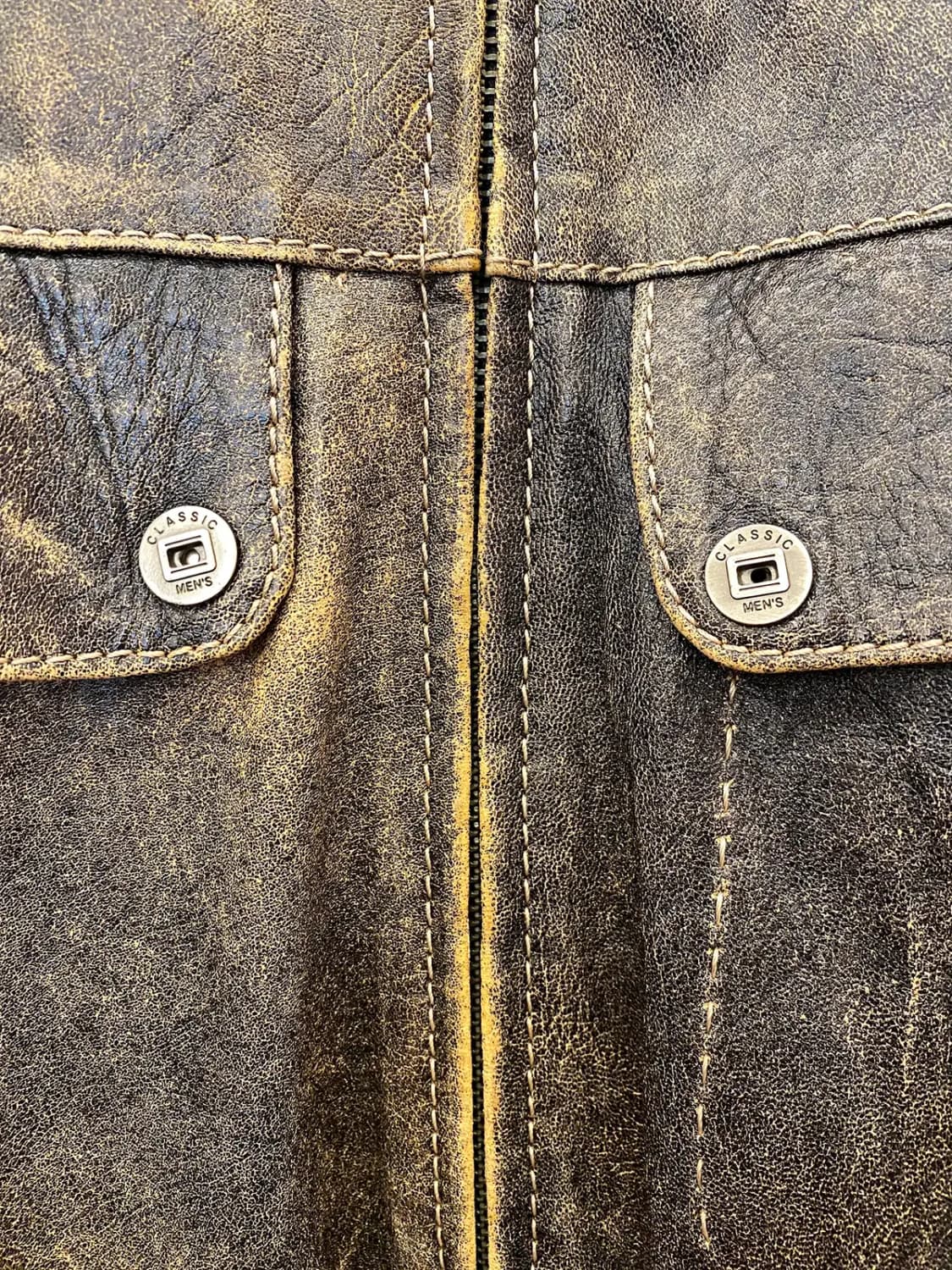 빈티지 가죽 자켓 (Man M) 13755 상품이미지7