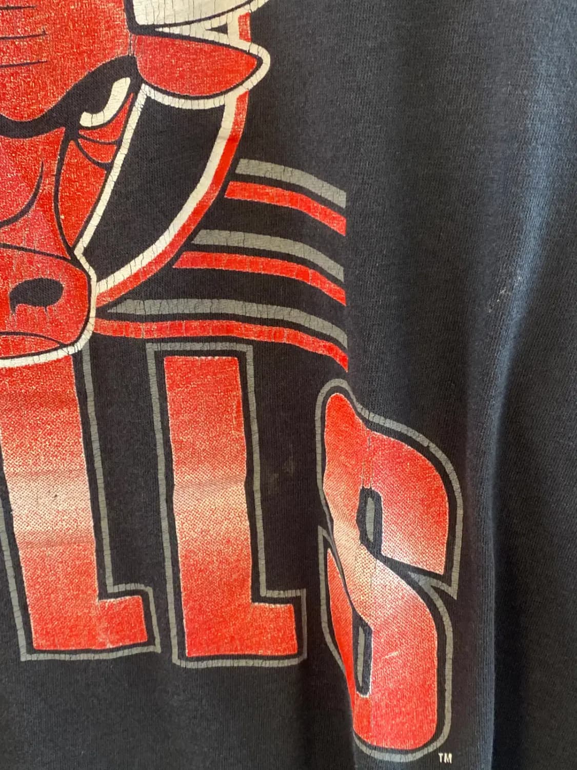 빈티지 1/2 시카고불스 프린팅 티셔츠 (Man M) B2061 상품이미지8