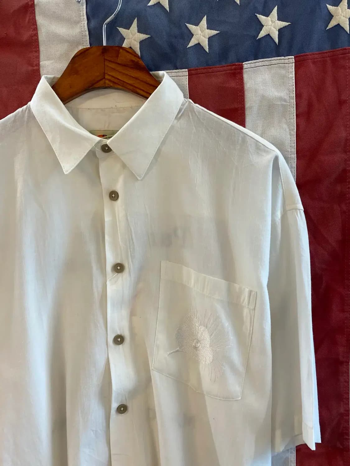 빈티지 paradise key 1/2 솔리드 셔츠 (Man L) B205 상품이미지4