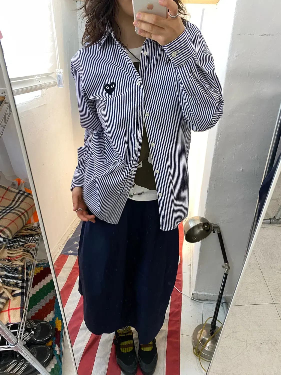 꼼데가르송 스트라이프 셔츠 (Man S) 13739 상품이미지1