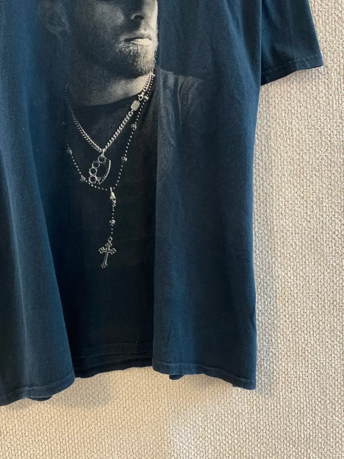 빈티지 1/2 프린팅 티셔츠 (Man XL) B2057 상품이미지5