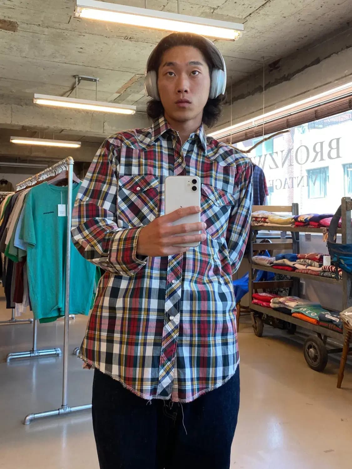 렝글러 체크셔츠 (Man L) B2054 상품이미지1