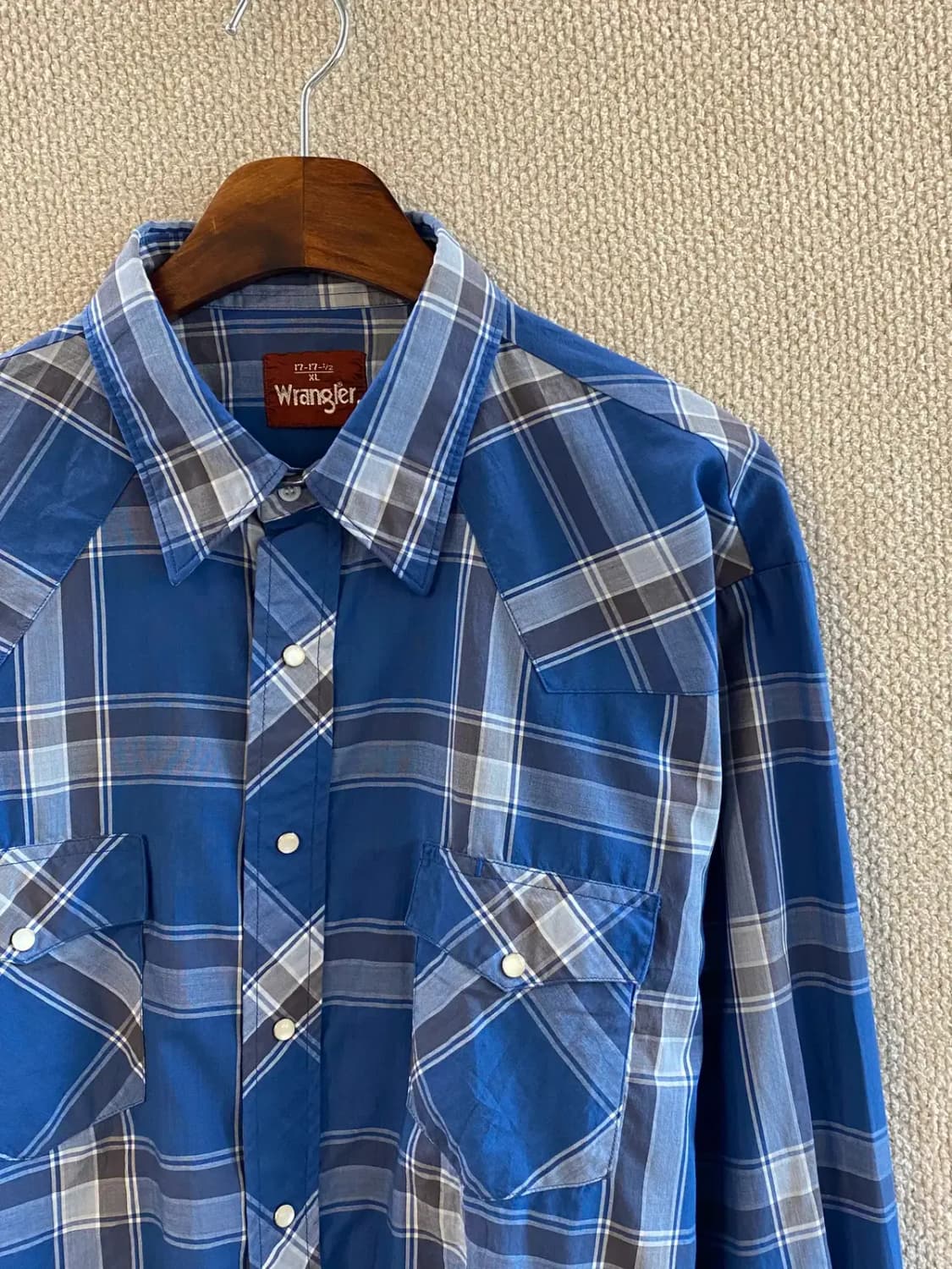 렝글러 체크 셔츠 (Man XL) B2053 상품이미지3