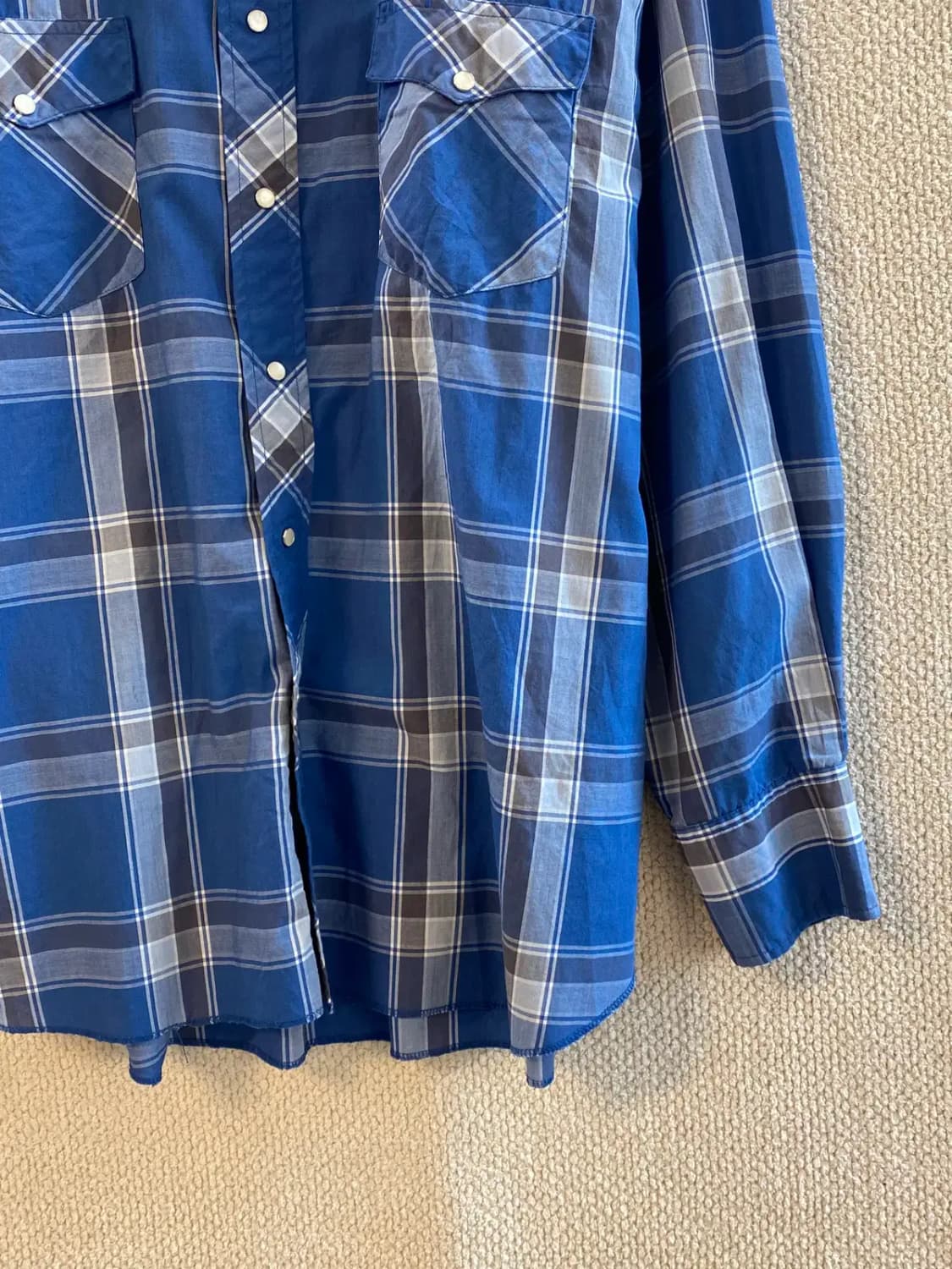 렝글러 체크 셔츠 (Man XL) B2053 상품이미지4