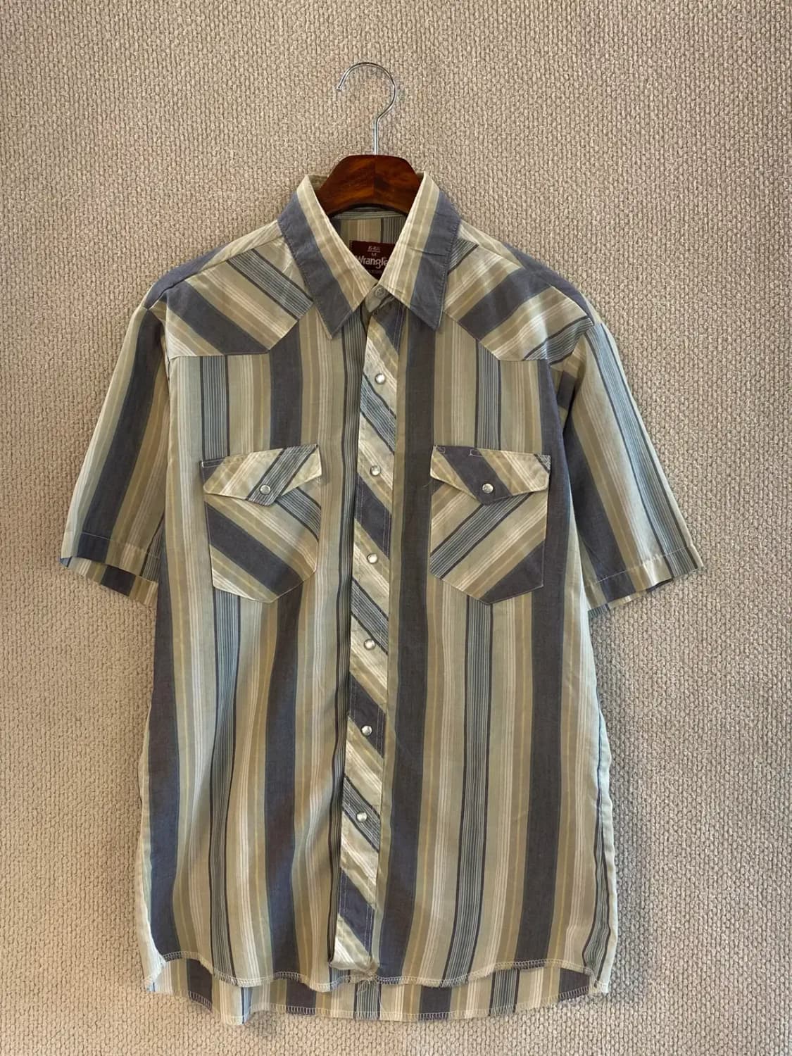 랭글러 1/2 체크 셔츠 (Man M) B2046 상품이미지2