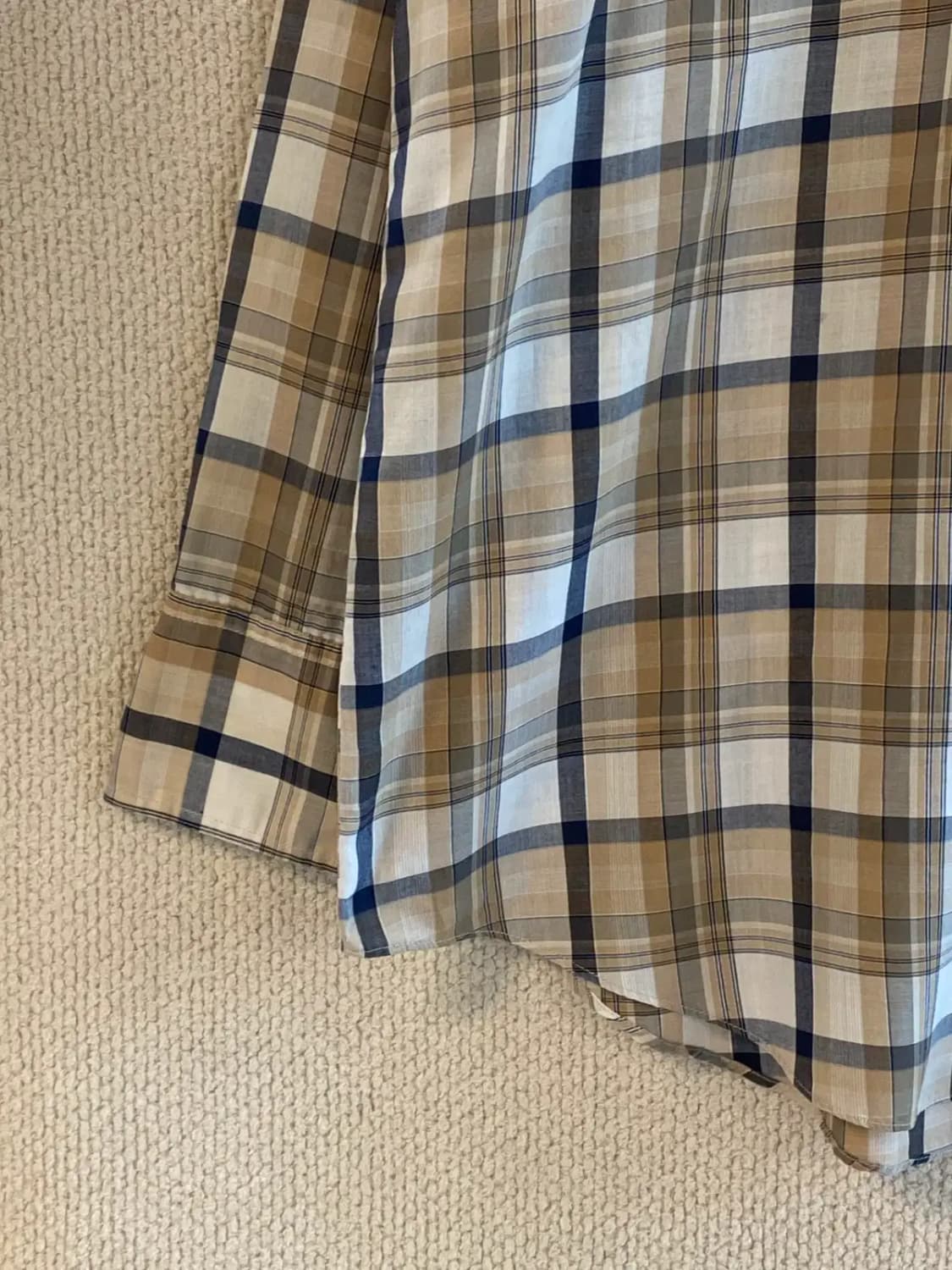 플레인스 체크 셔츠 (Man XL) B2044 상품이미지4