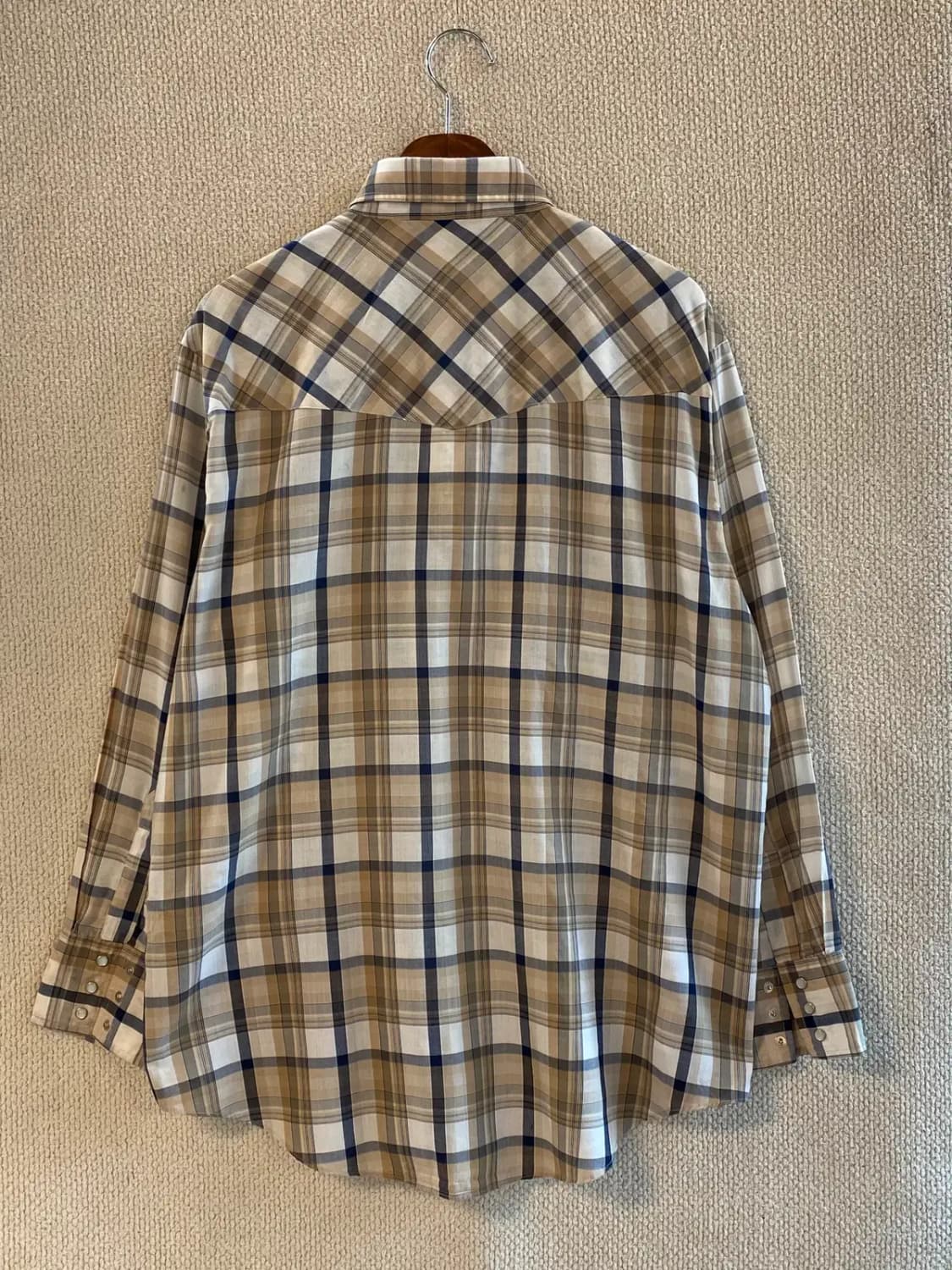 플레인스 체크 셔츠 (Man XL) B2044 상품이미지5