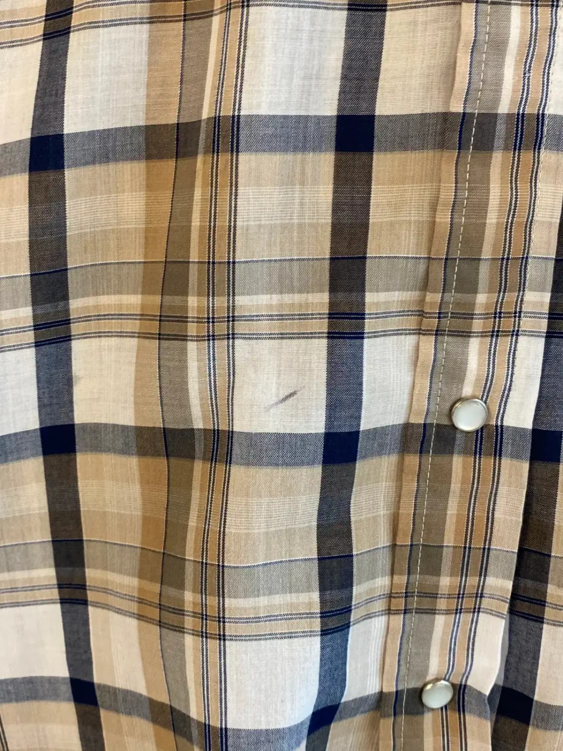 플레인스 체크 셔츠 (Man XL) B2044 상품이미지7