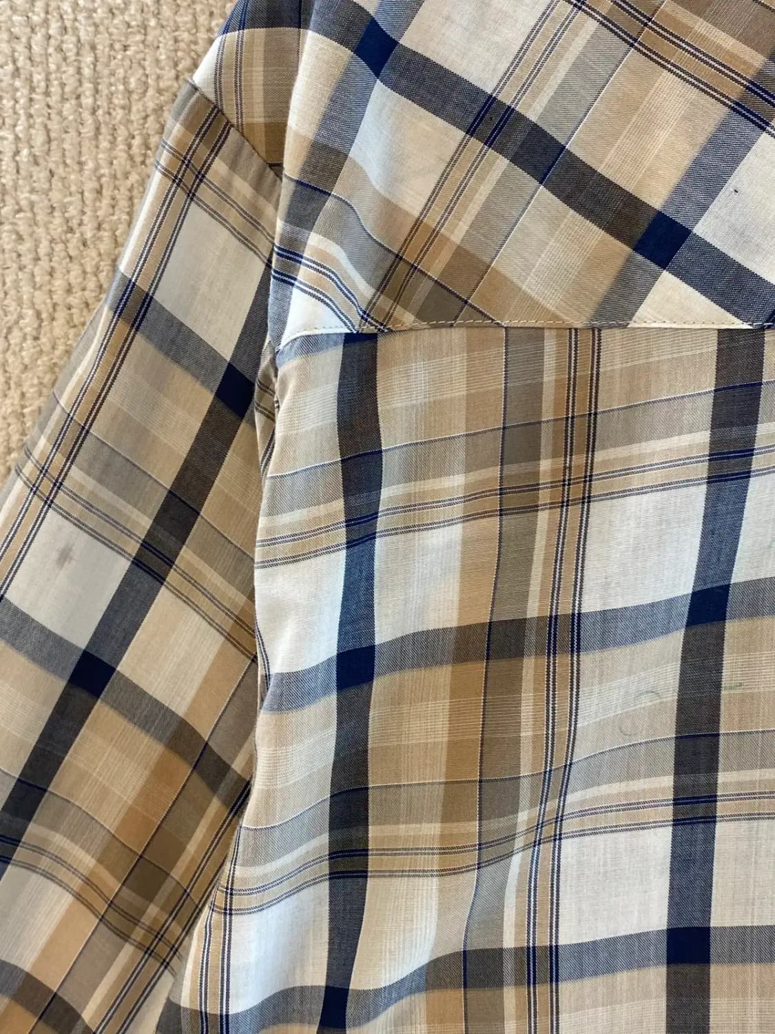 플레인스 체크 셔츠 (Man XL) B2044 상품이미지9