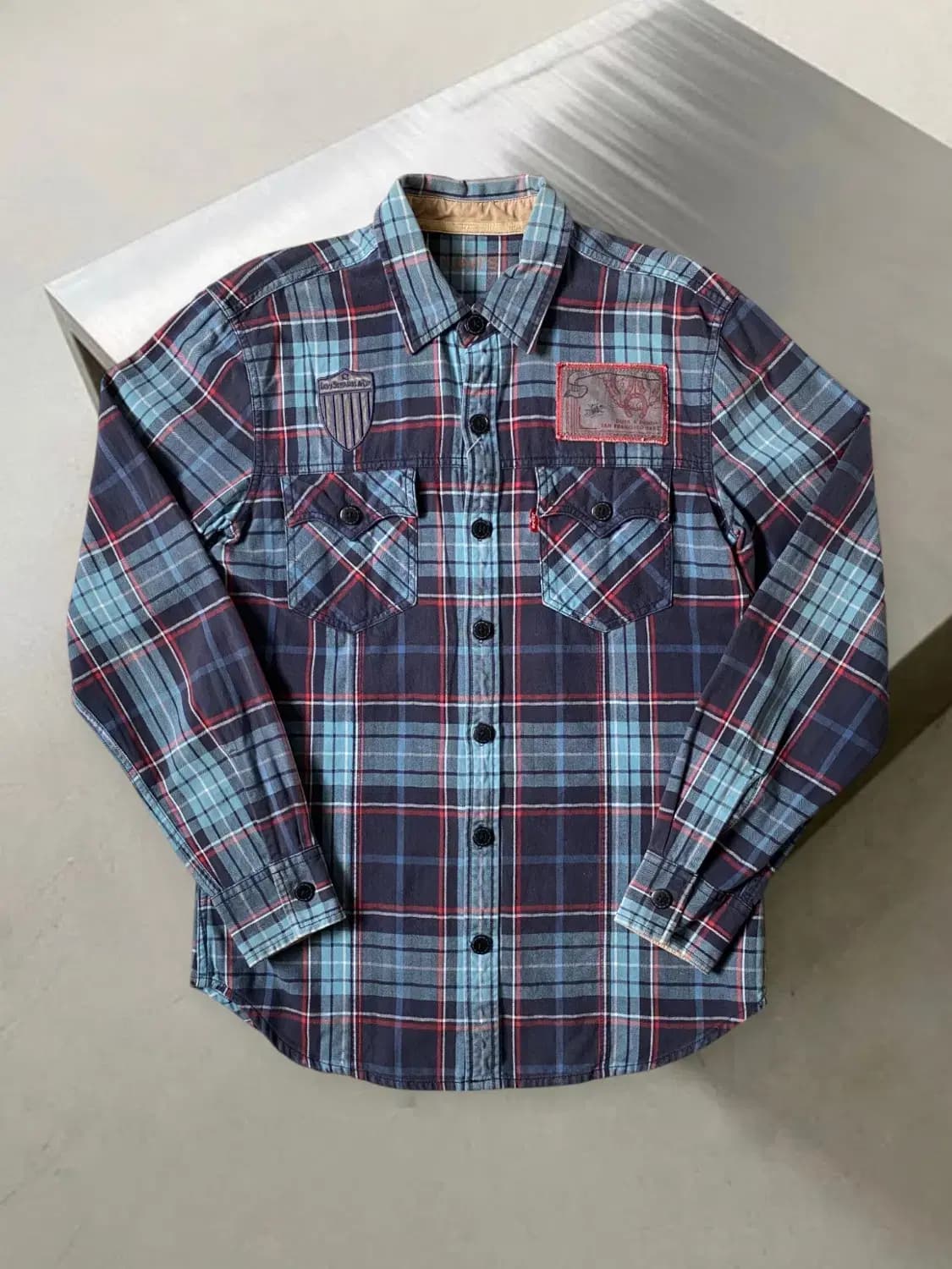 리바이스 체크 셔츠 (Man M) AB0027 상품이미지1