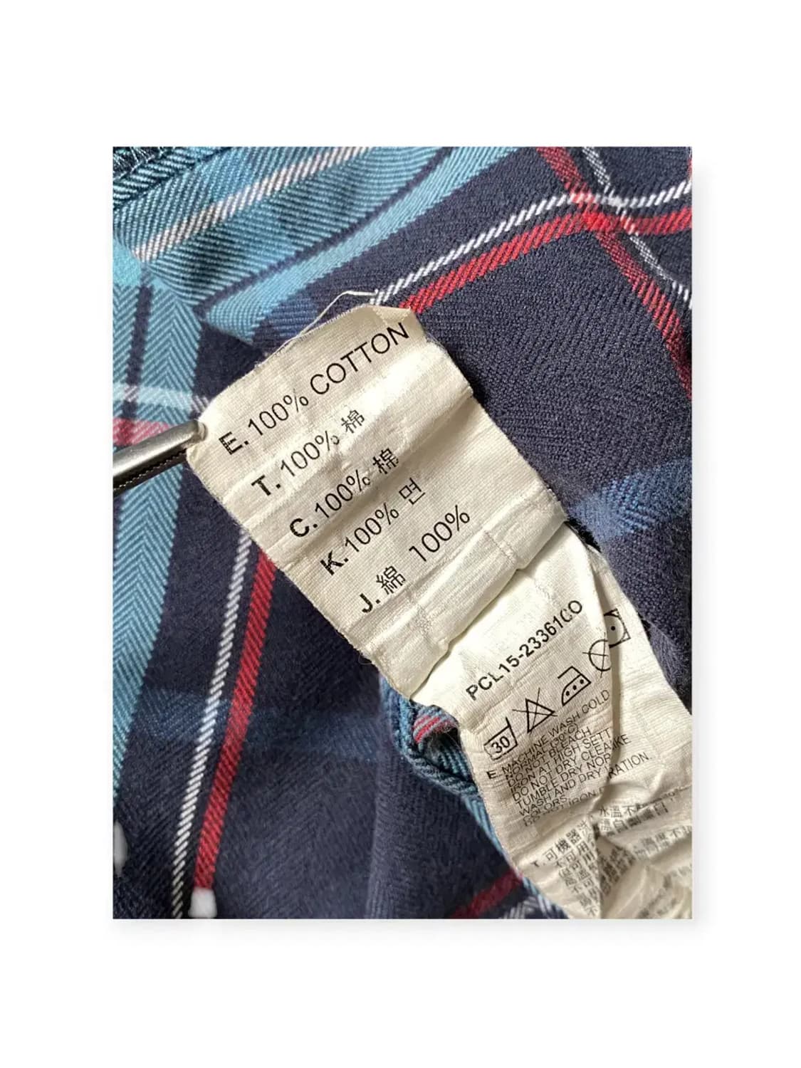 리바이스 체크 셔츠 (Man M) AB0027 상품이미지8