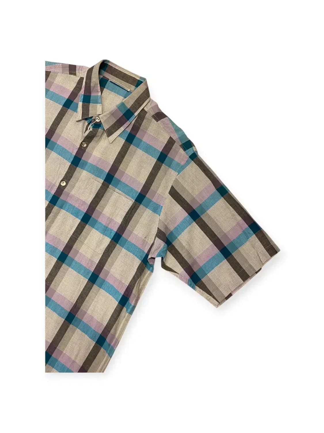 빈티지 체크 반팔 셔츠 (Man L) AA0048 상품이미지3