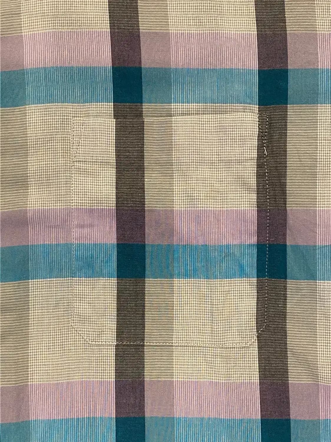 빈티지 체크 반팔 셔츠 (Man L) AA0048 상품이미지7