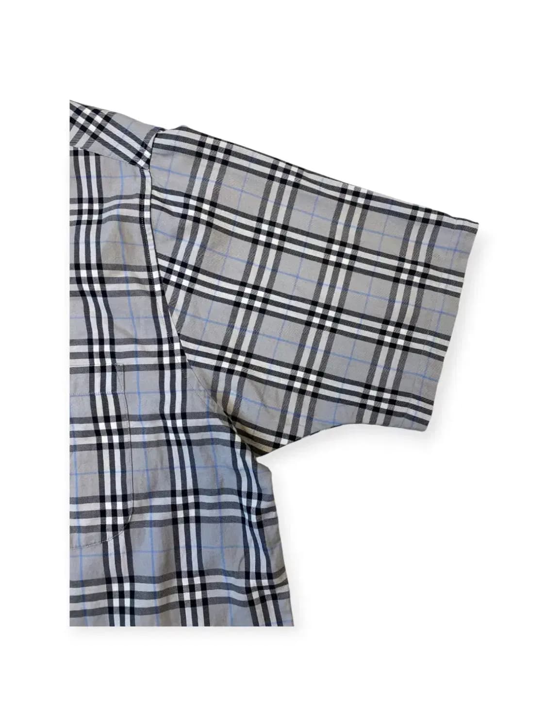 버버리 체크 1/2 셔츠 (Man M) AB0020 상품이미지4