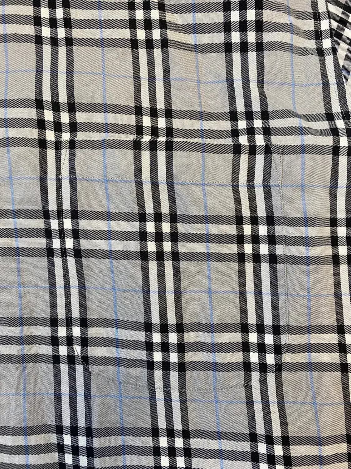 버버리 체크 1/2 셔츠 (Man M) AB0020 상품이미지6