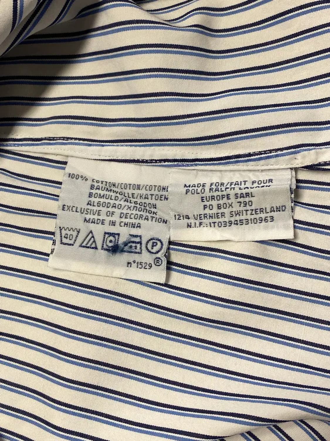 폴로랄프로렌 스트라이프 셔츠 (Woman L) AA0079 상품이미지7