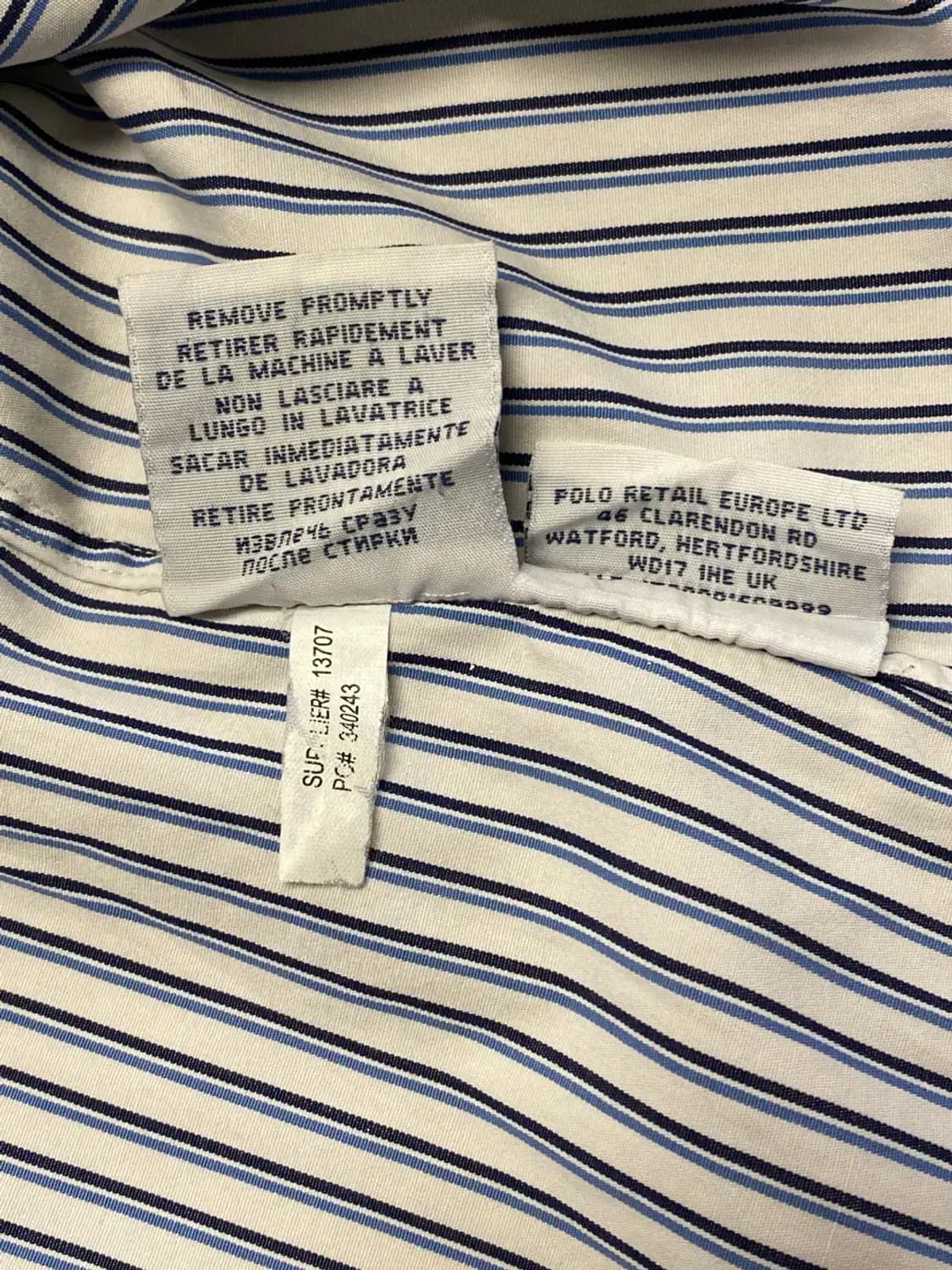 폴로랄프로렌 스트라이프 셔츠 (Woman L) AA0079 상품이미지8