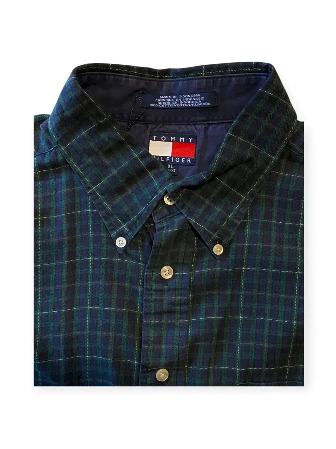 타미힐피거 체크 셔츠 (Man XL) AA0067 상품이미지6