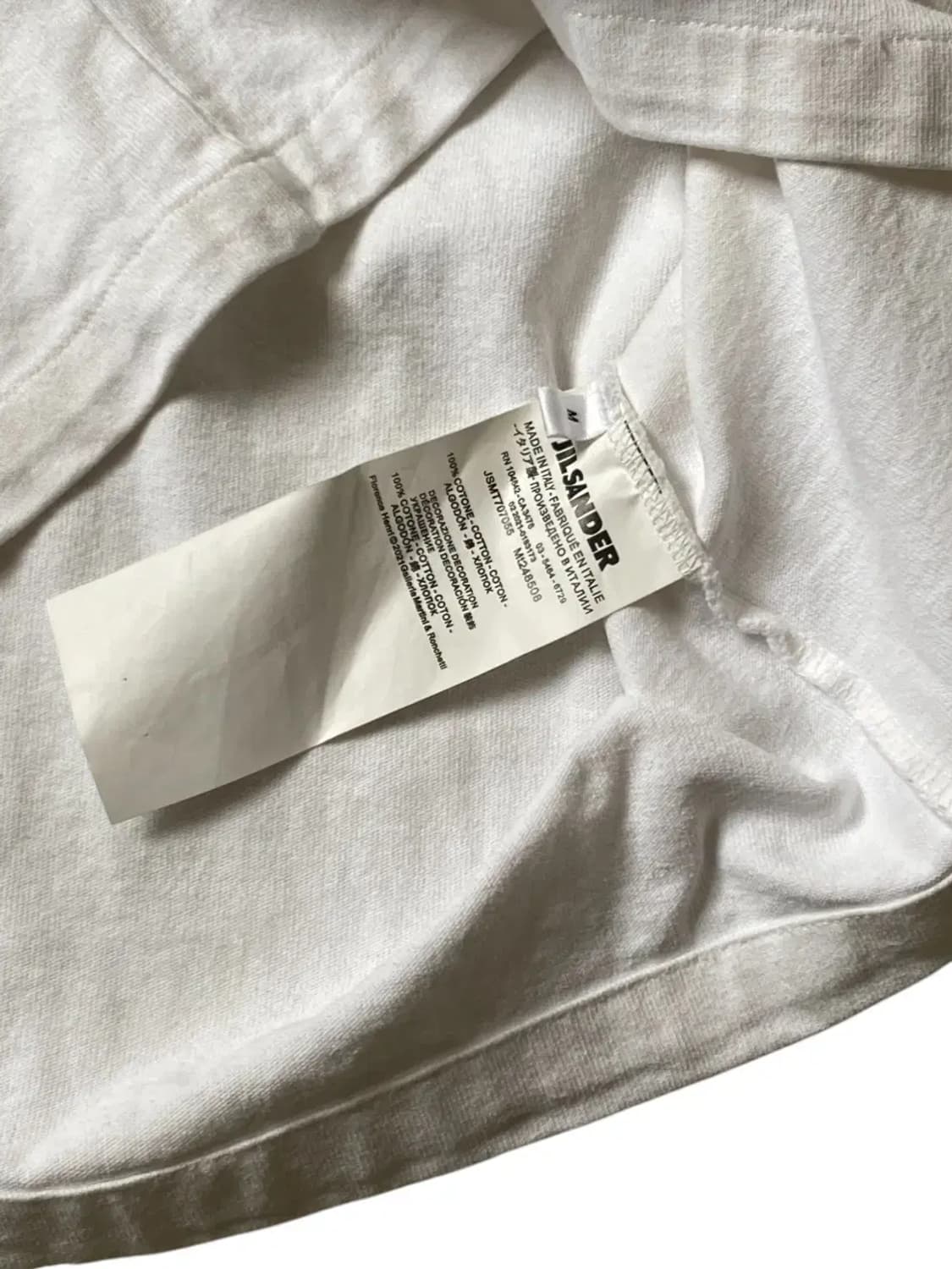 질샌더 1/2 티셔츠 (Man 2XL) AB0105 상품이미지8