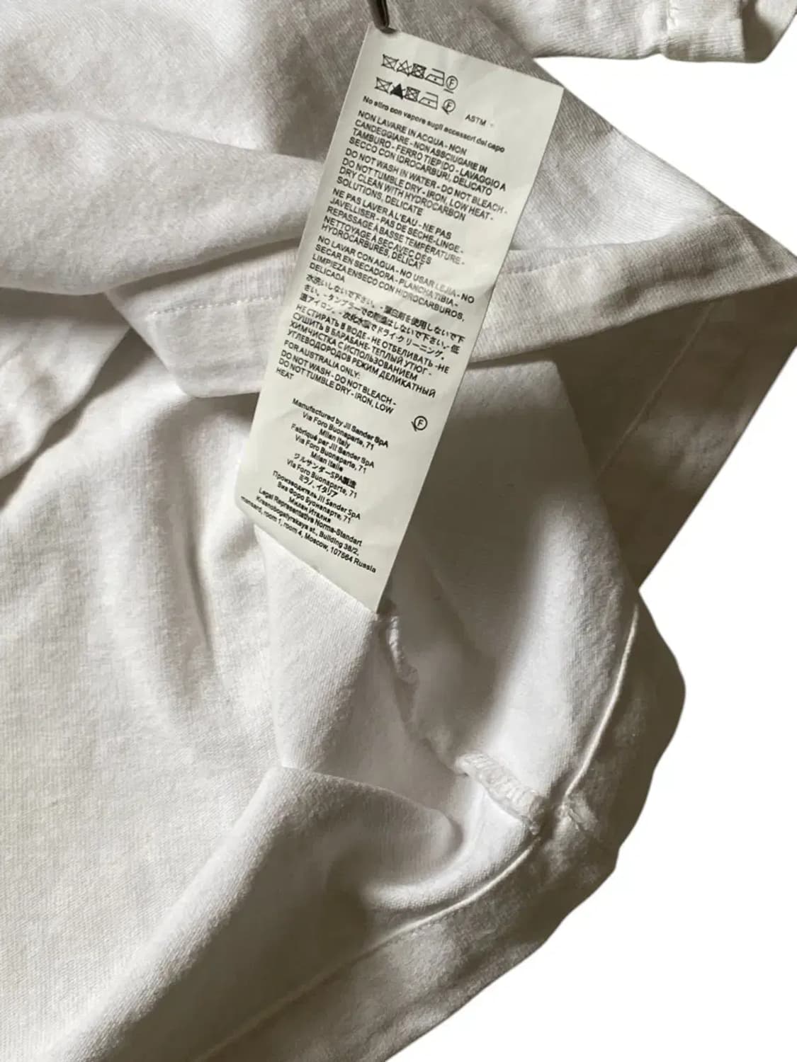 질샌더 1/2 티셔츠 (Man 2XL) AB0105 상품이미지9