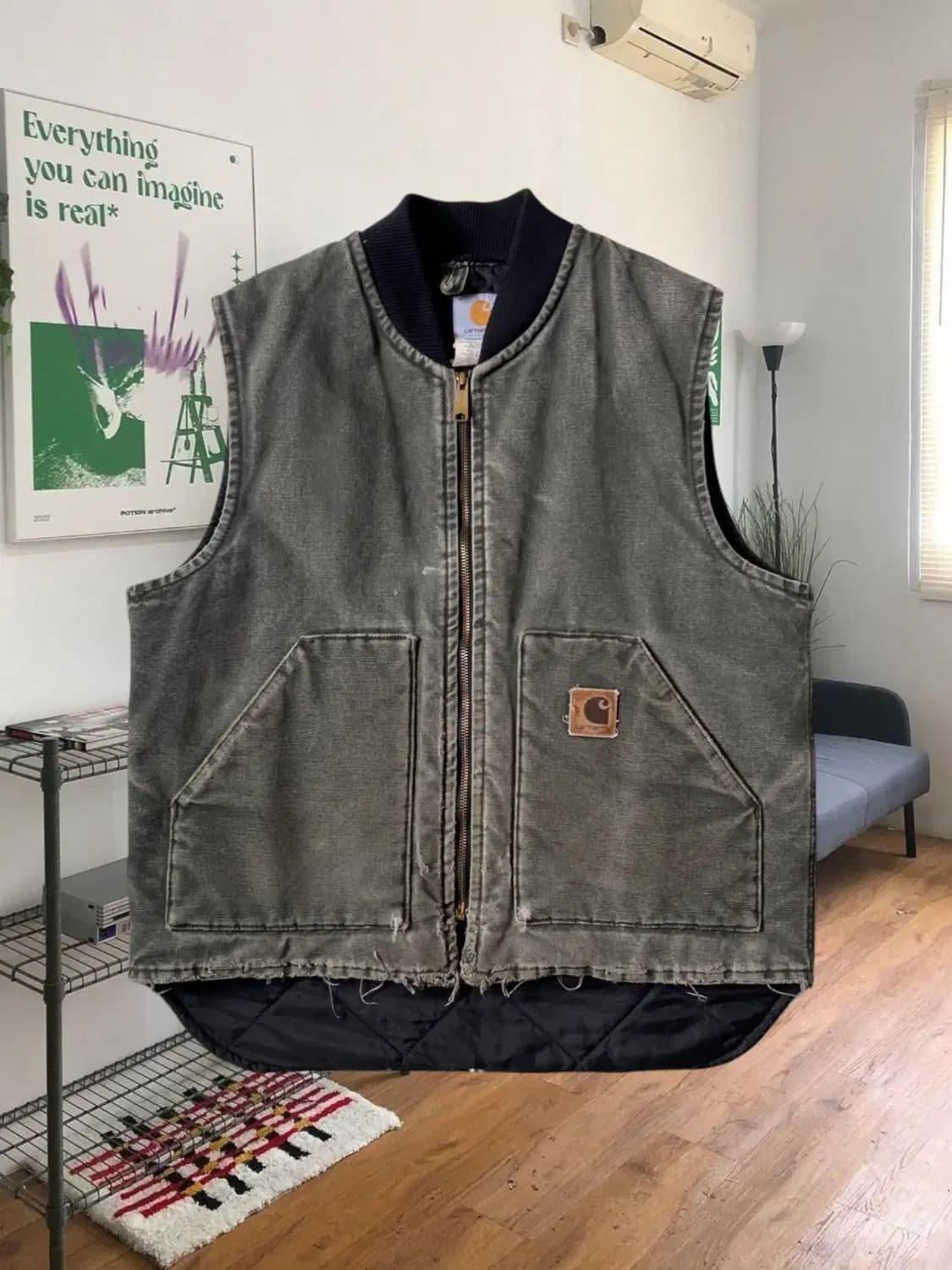 칼하트 워크 베스트 Made in U.S.A (Man L) AB0185 상품이미지1