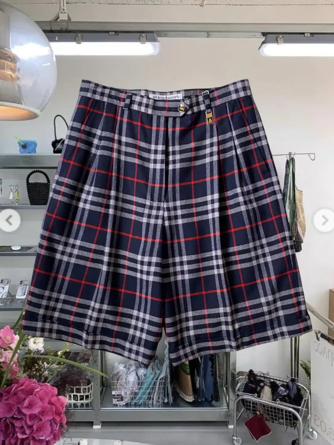 버버리 하프 체크 팬츠 (29) AB0208 상품이미지1
