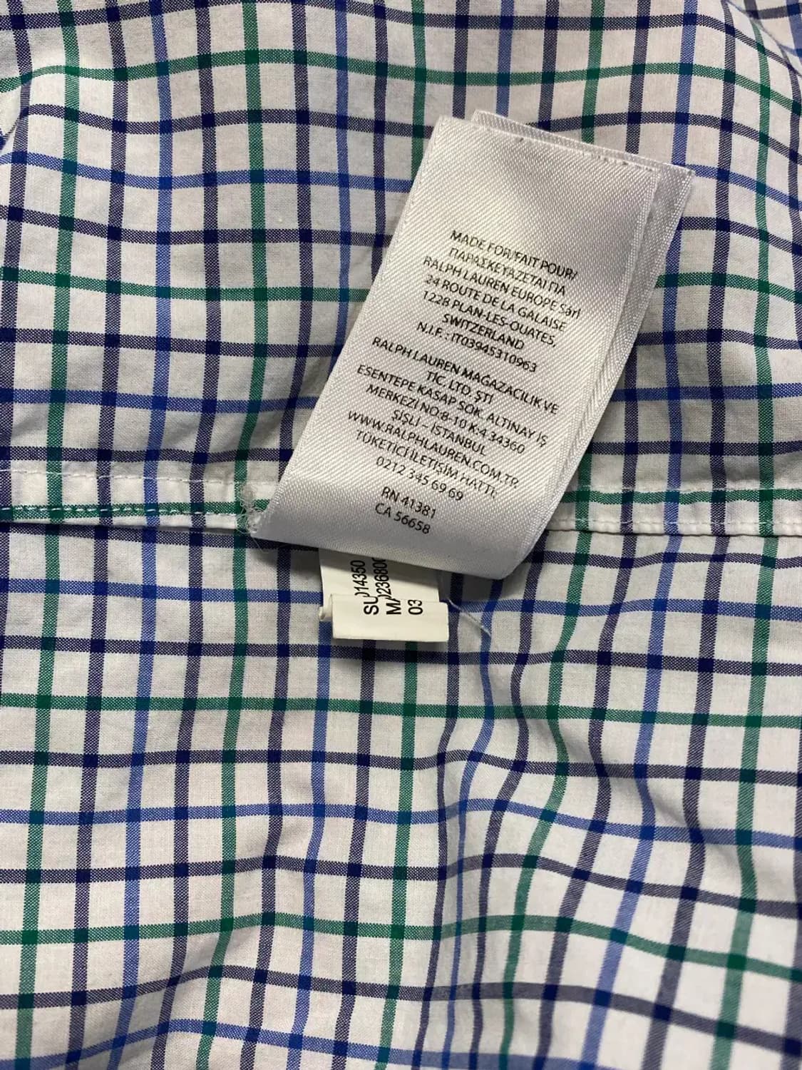 폴로랄프로렌 체크 셔츠 (Man M) AA0199 상품이미지10