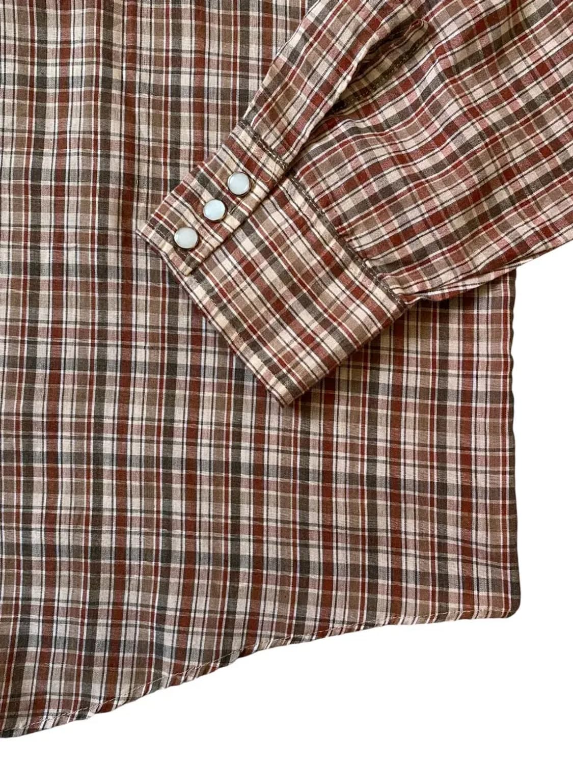 포켓 체크 셔츠 (Man XL) AB0272 상품이미지5