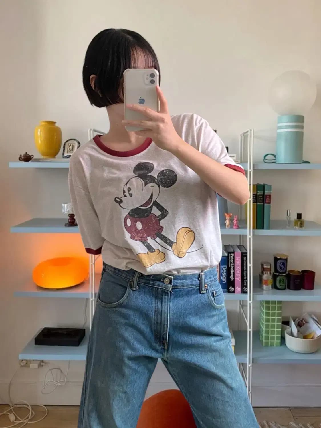 디즈니 미키 1/2 티셔츠 (Man L) AB0315 상품이미지1