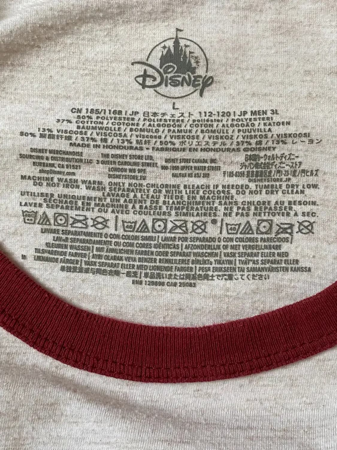 디즈니 미키 1/2 티셔츠 (Man L) AB0315 상품이미지5