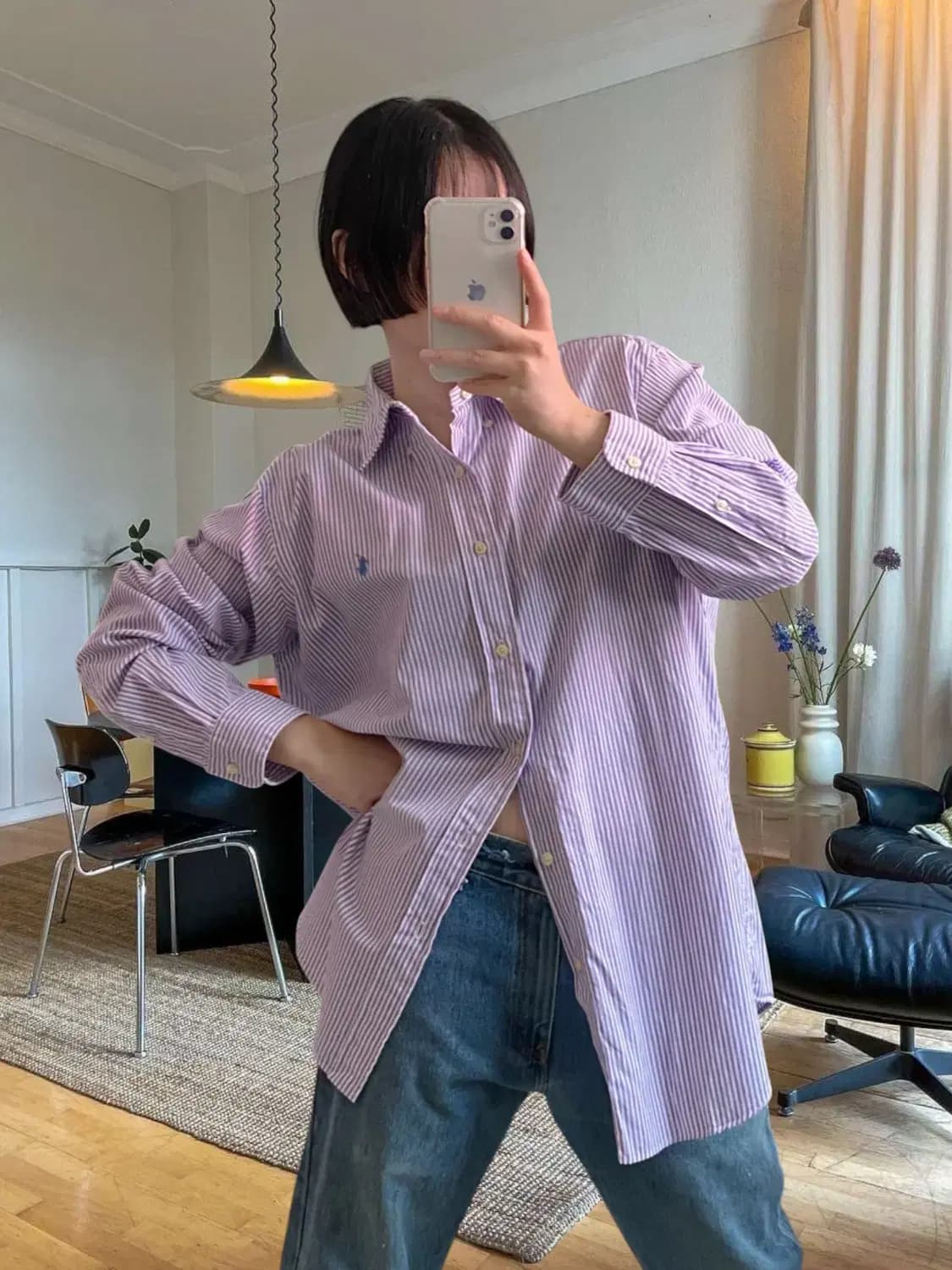 폴로 랄프로렌 스트라이프 셔츠 (Man L) AB0313 상품이미지1