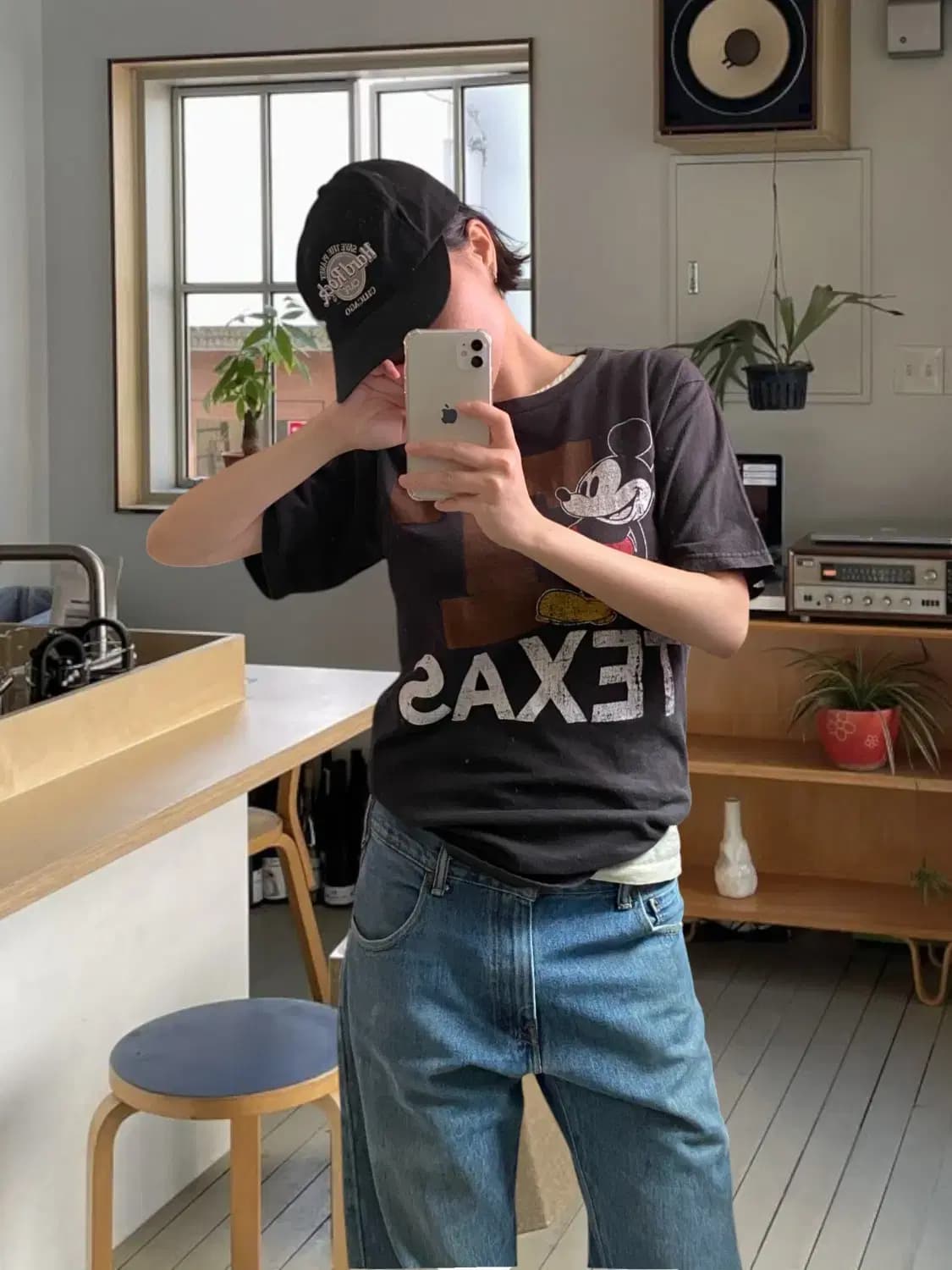 미키 1/2 티셔츠 (Woman L) AB0326 상품이미지1