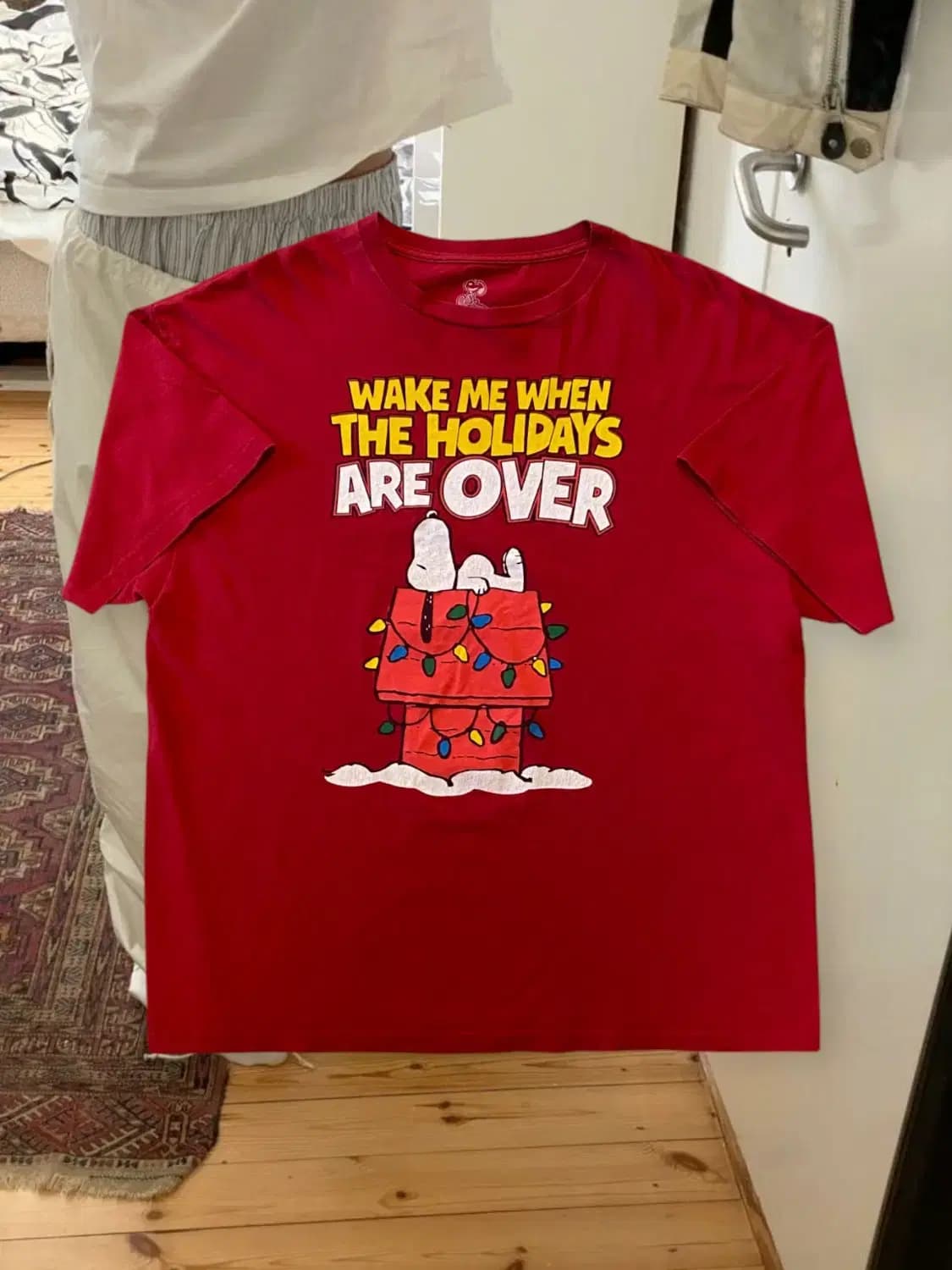 스누피 반팔 티셔츠 (Man XL) AA0282 상품이미지1