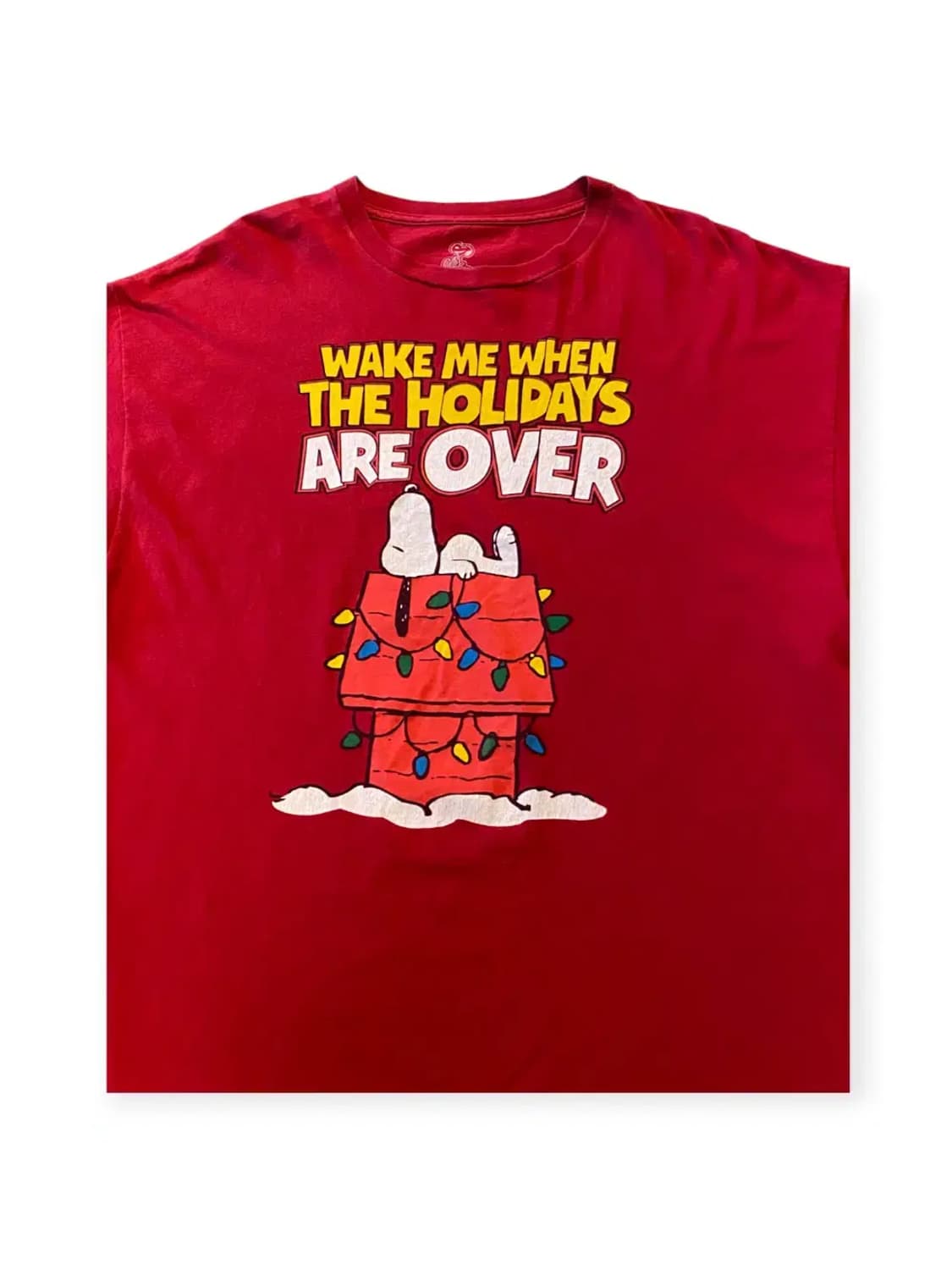 스누피 반팔 티셔츠 (Man XL) AA0282 상품이미지4