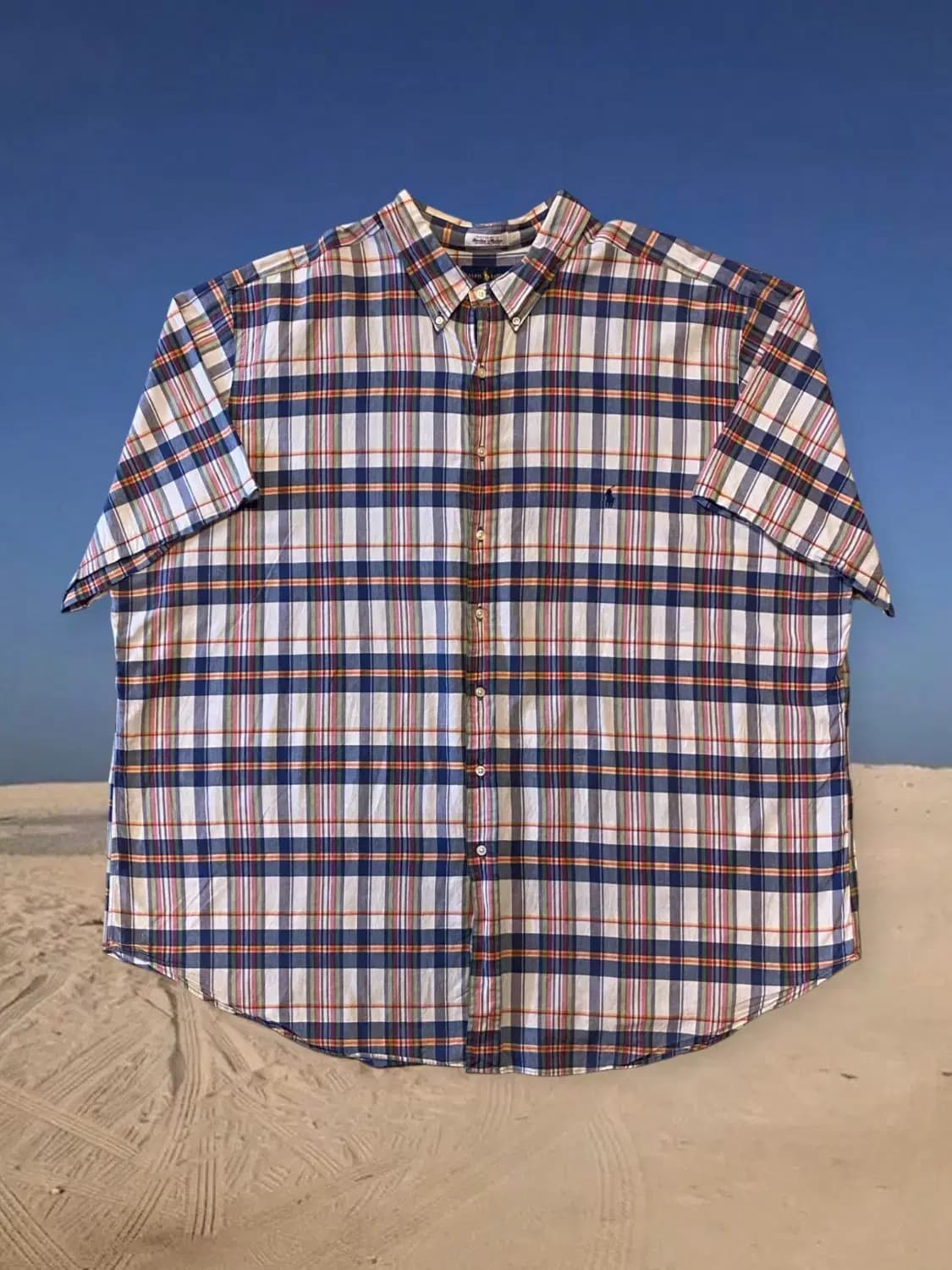 폴로랄프로렌 반팔 체크 셔츠 (Man 4XL) AA0275 상품이미지1