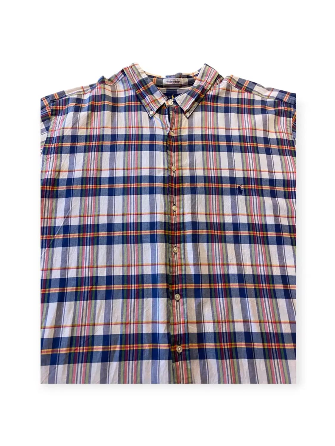 폴로랄프로렌 반팔 체크 셔츠 (Man 4XL) AA0275 상품이미지4