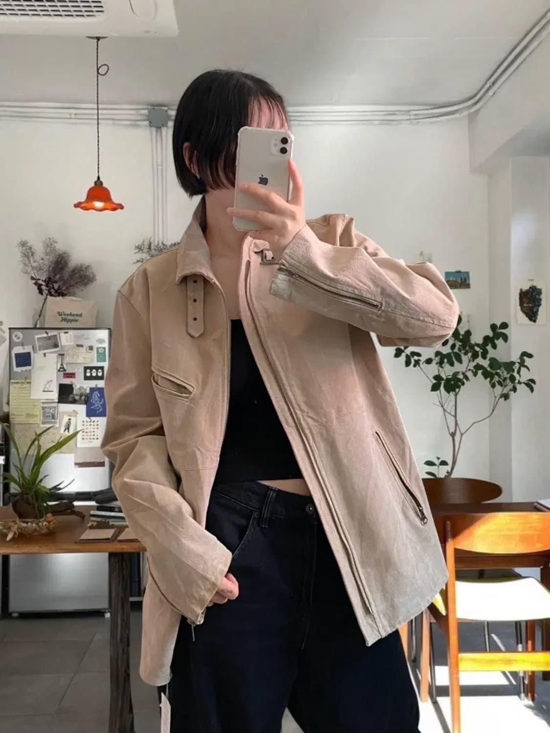 빈티지 피그스킨 레더자켓 (Man XL) AB0363 상품이미지1