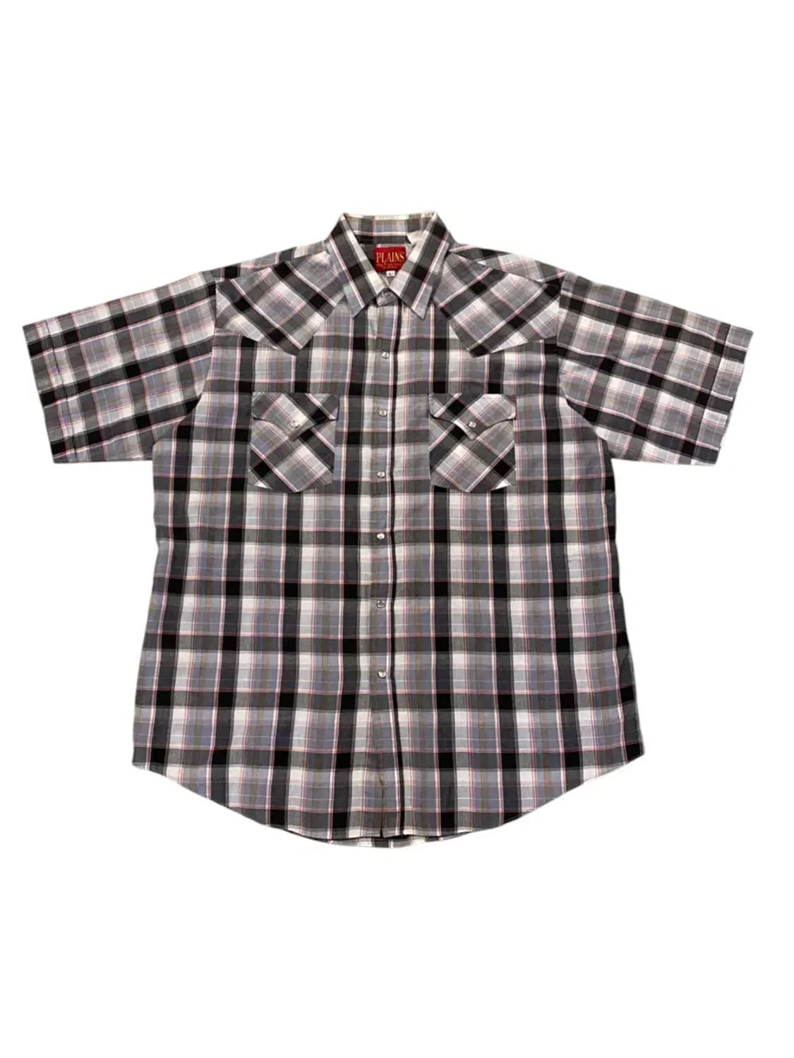 포켓 1/2 체크 셔츠 (Man XL) AA0298 상품이미지2