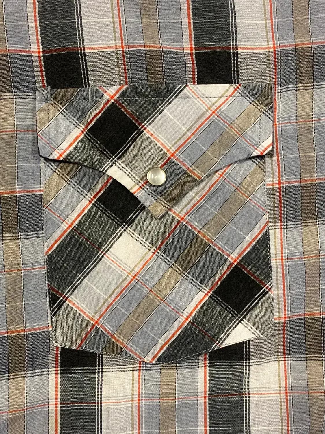 포켓 1/2 체크 셔츠 (Man XL) AA0298 상품이미지6