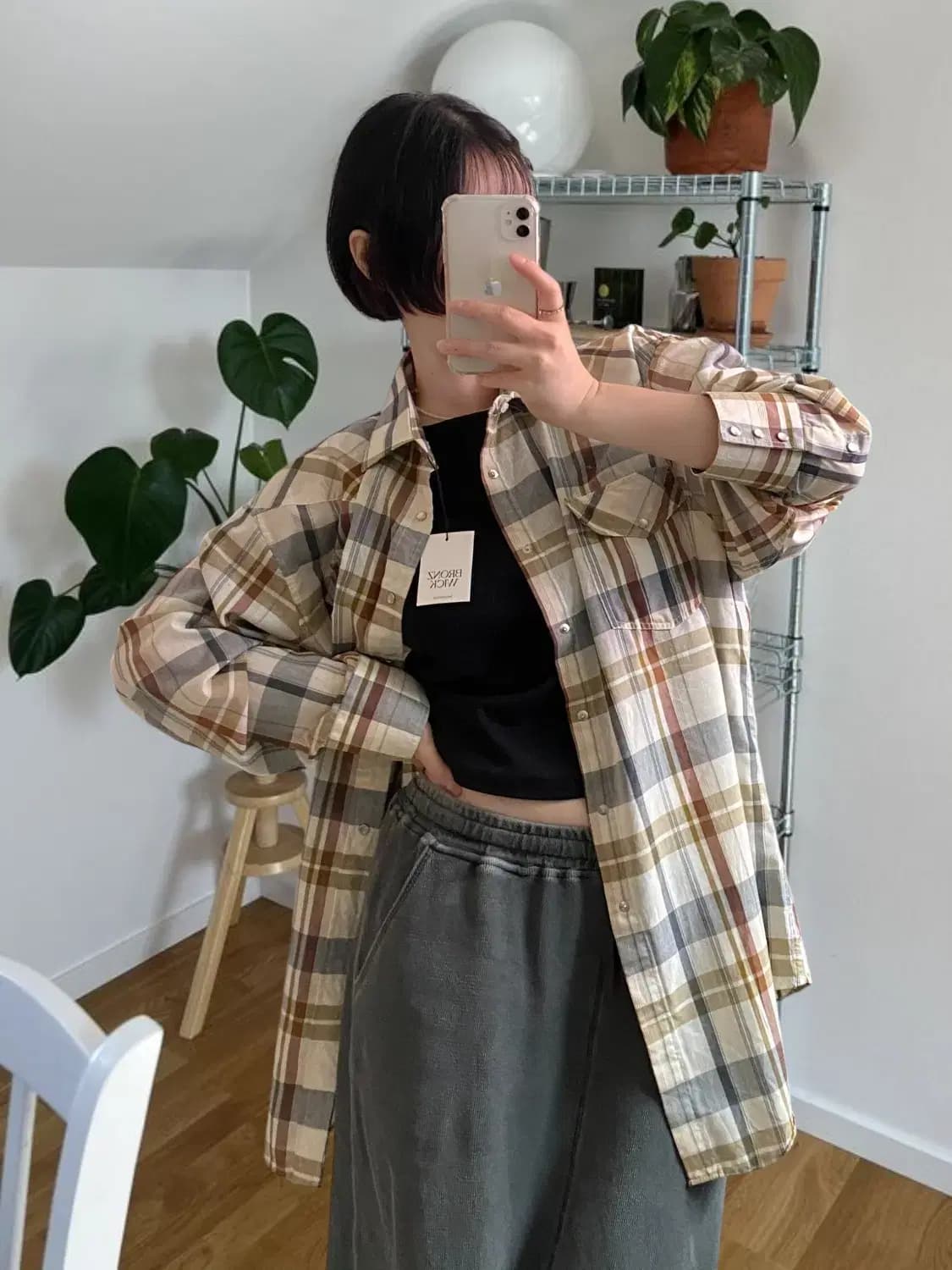 체크 포켓 셔츠 (Man 2XL) AB0422 상품이미지1